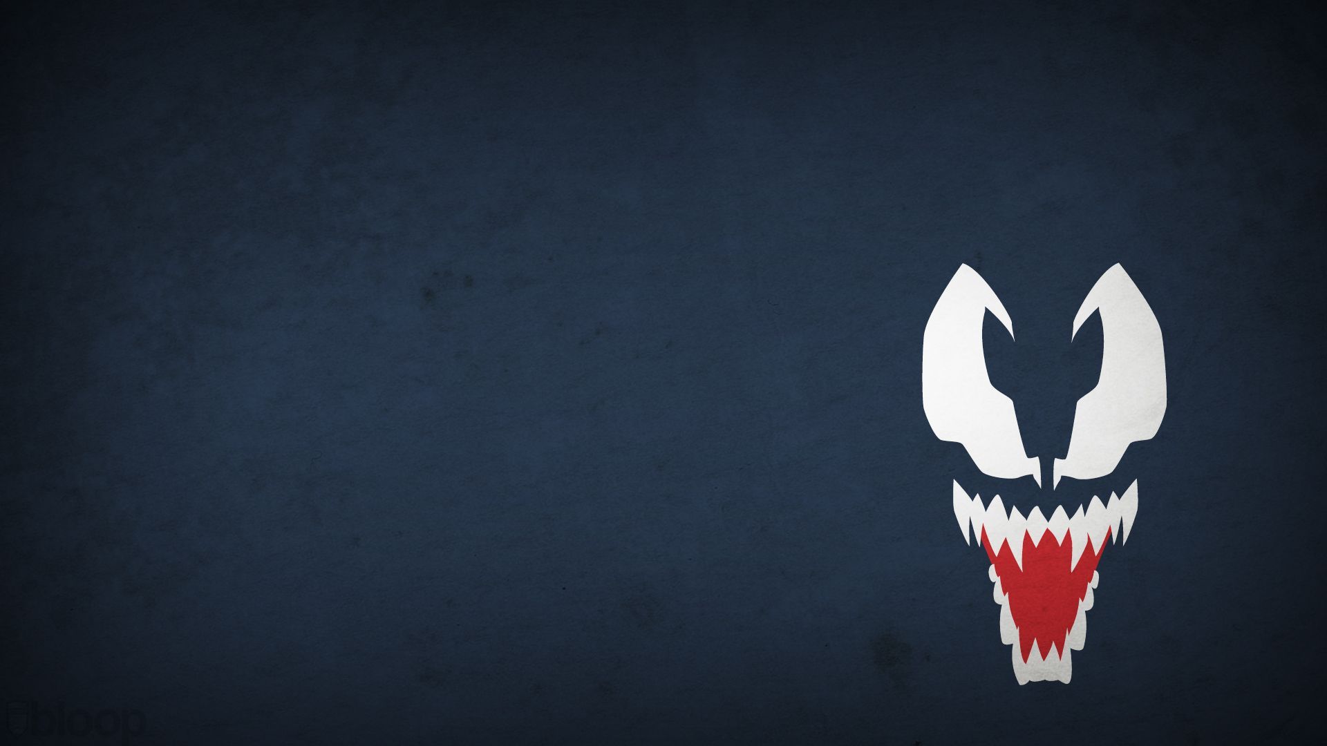 Venom logo minimalista, simbionte, 1920x1080 1080p, Laptop