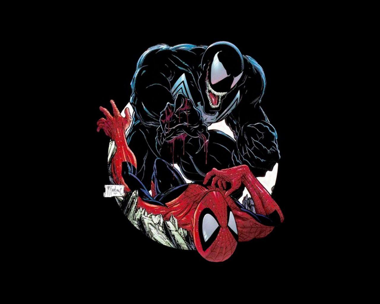 Venom minimalista sfondo nero, 720x1280 Full HD Verticale, iPhone