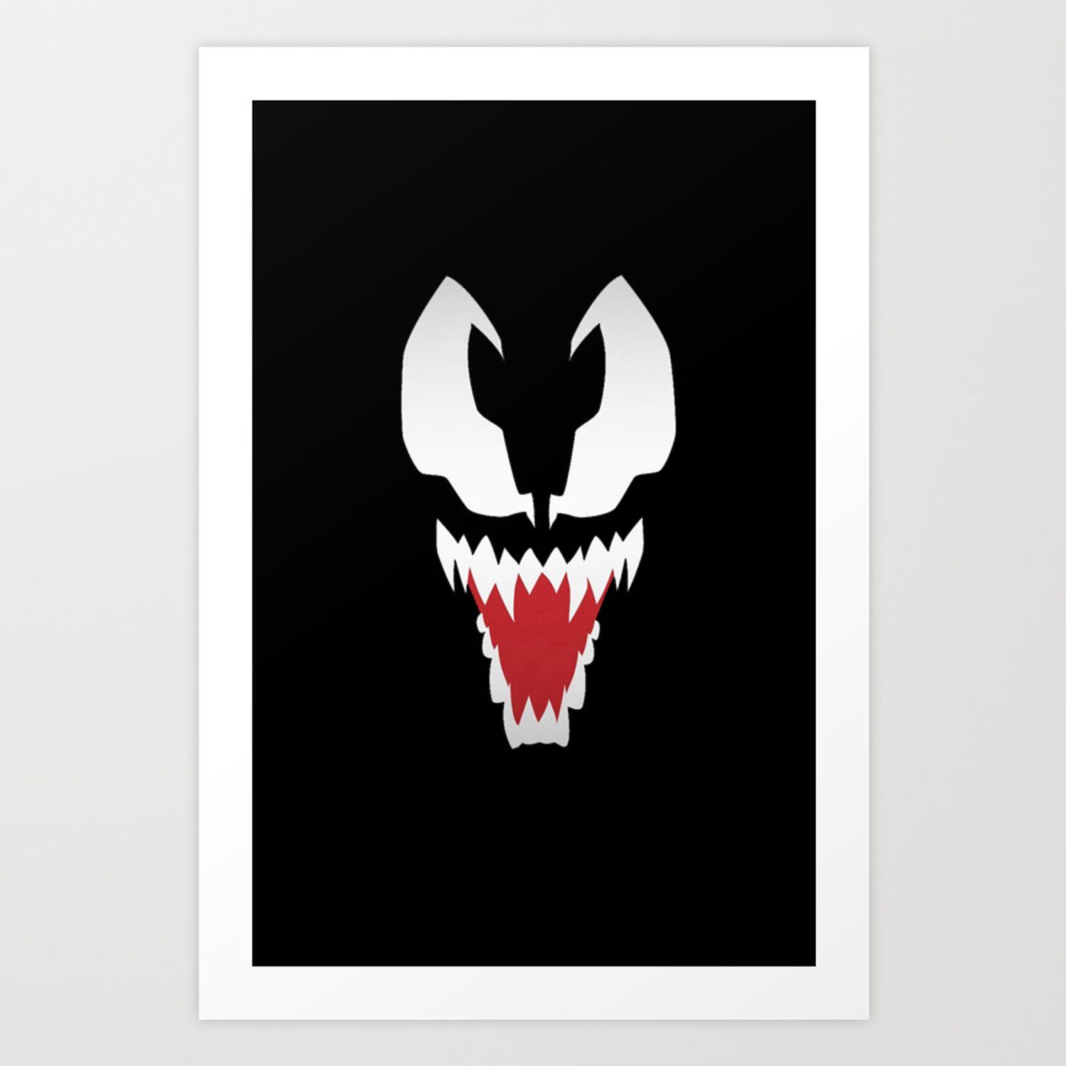 Venom minimalista sfondo nero, 1920x1080 Full HD 1080p, Desktop