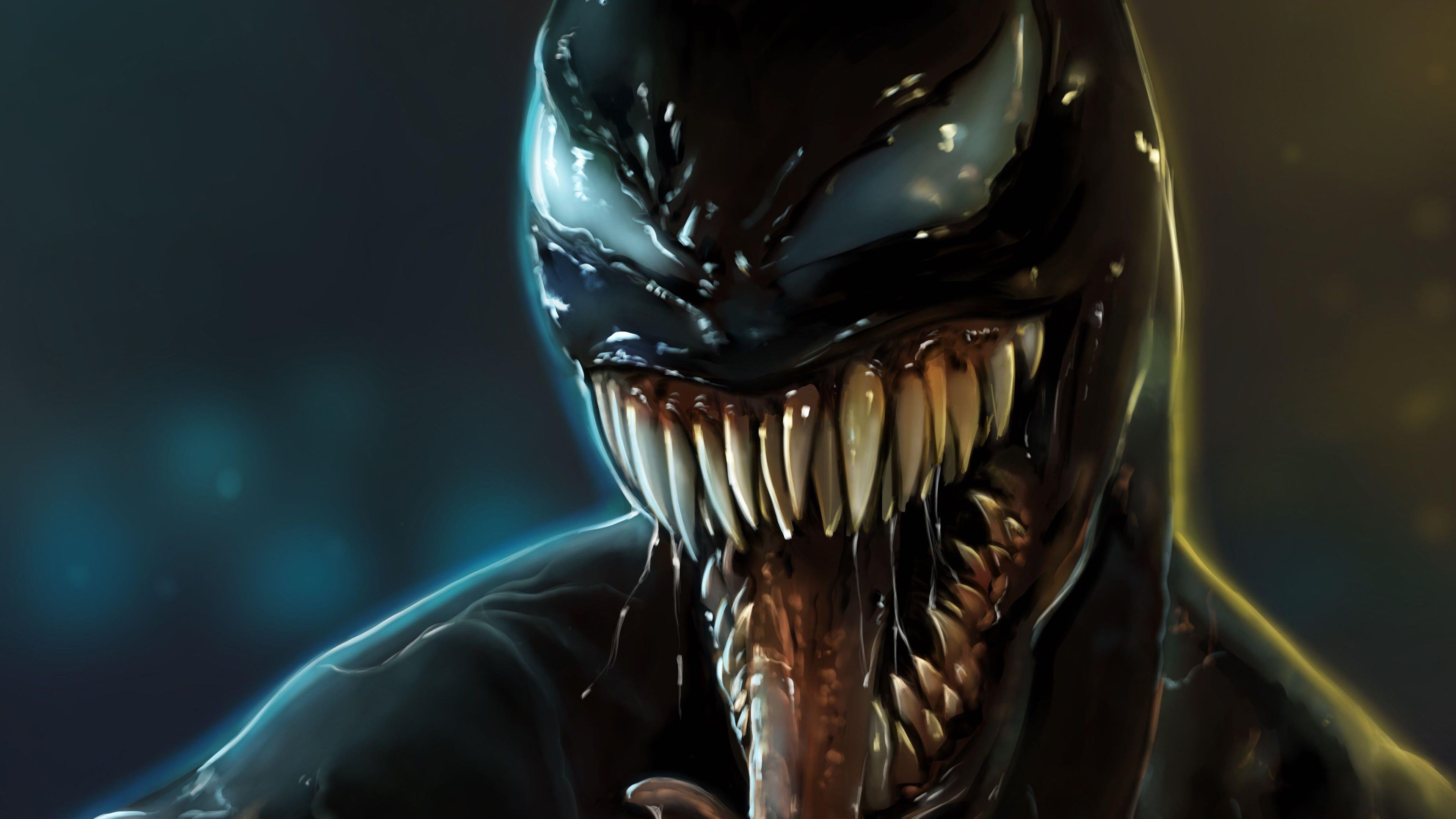Venom denti lingua, 3840x2160 4K Ultra HD, Monitor 4K