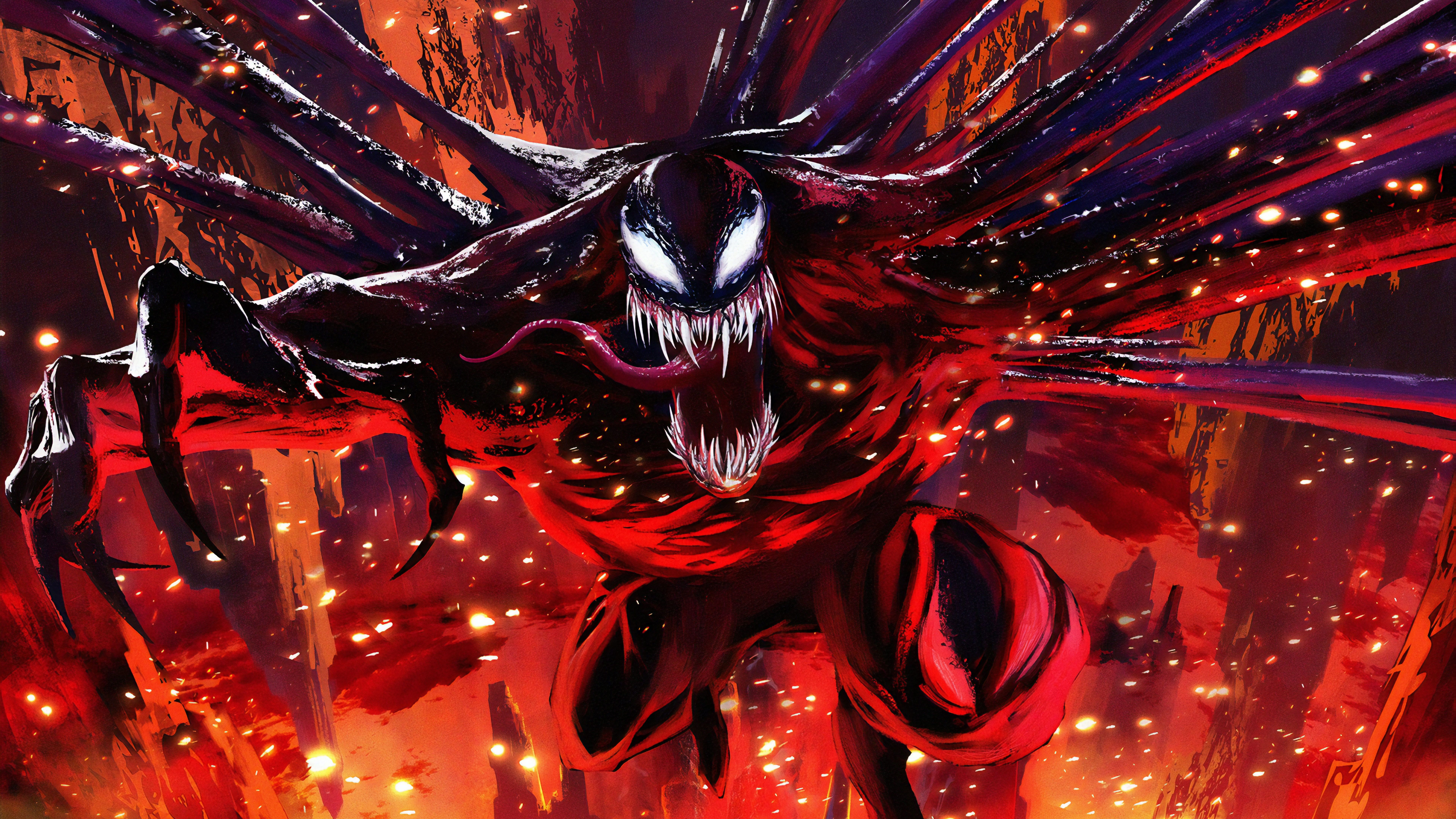 Carnage Marvel simbionte rosso, 7680x4320 4K Ultra HD, Smart TV 4K
