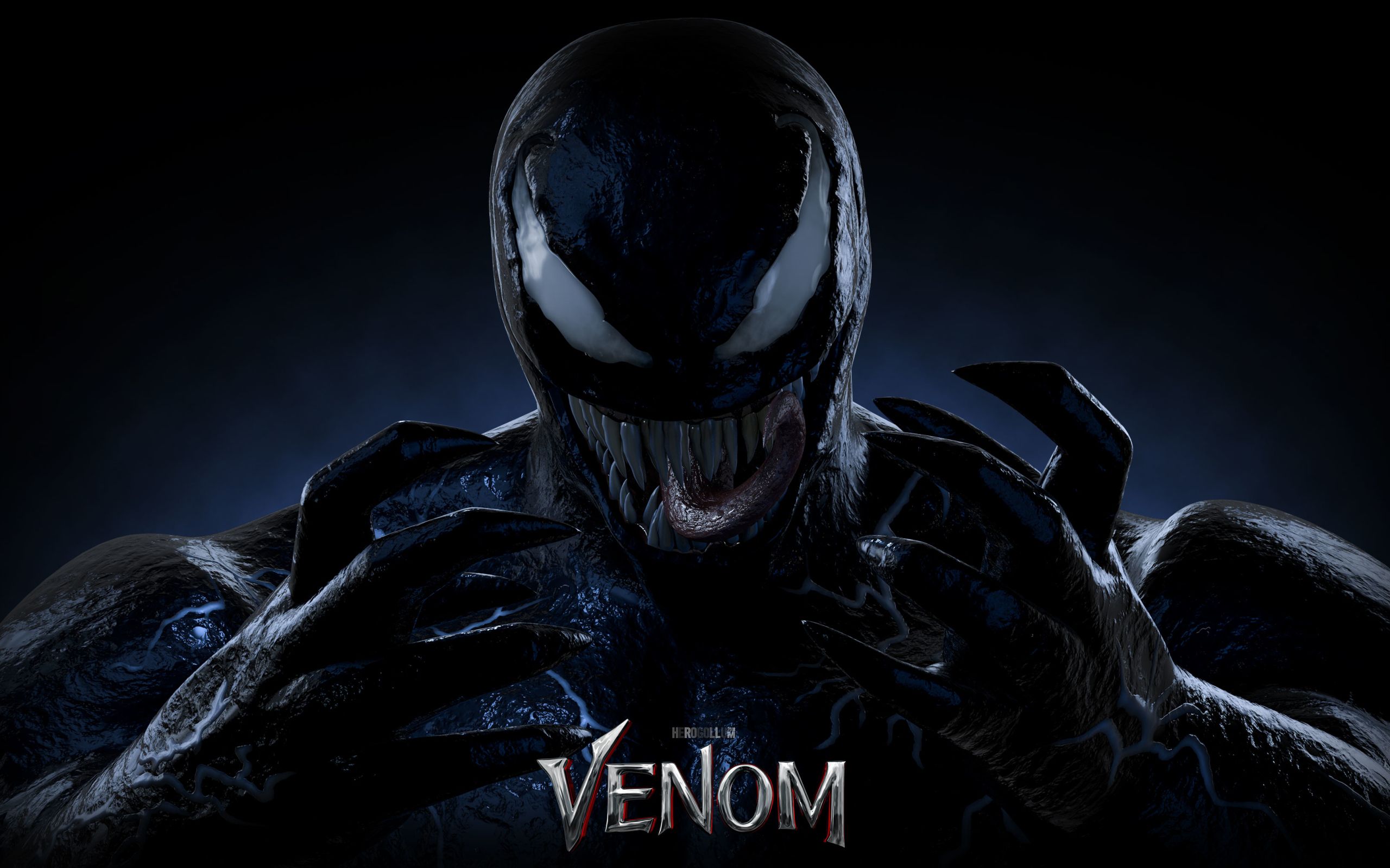 Venom Marvel personaggio nero, 2560x1600 2K+, Desktop
