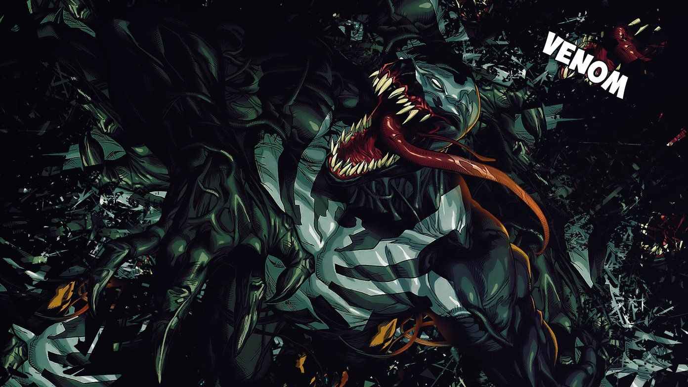 Venom simbionte Marvel, 1392x783 720p, iMac