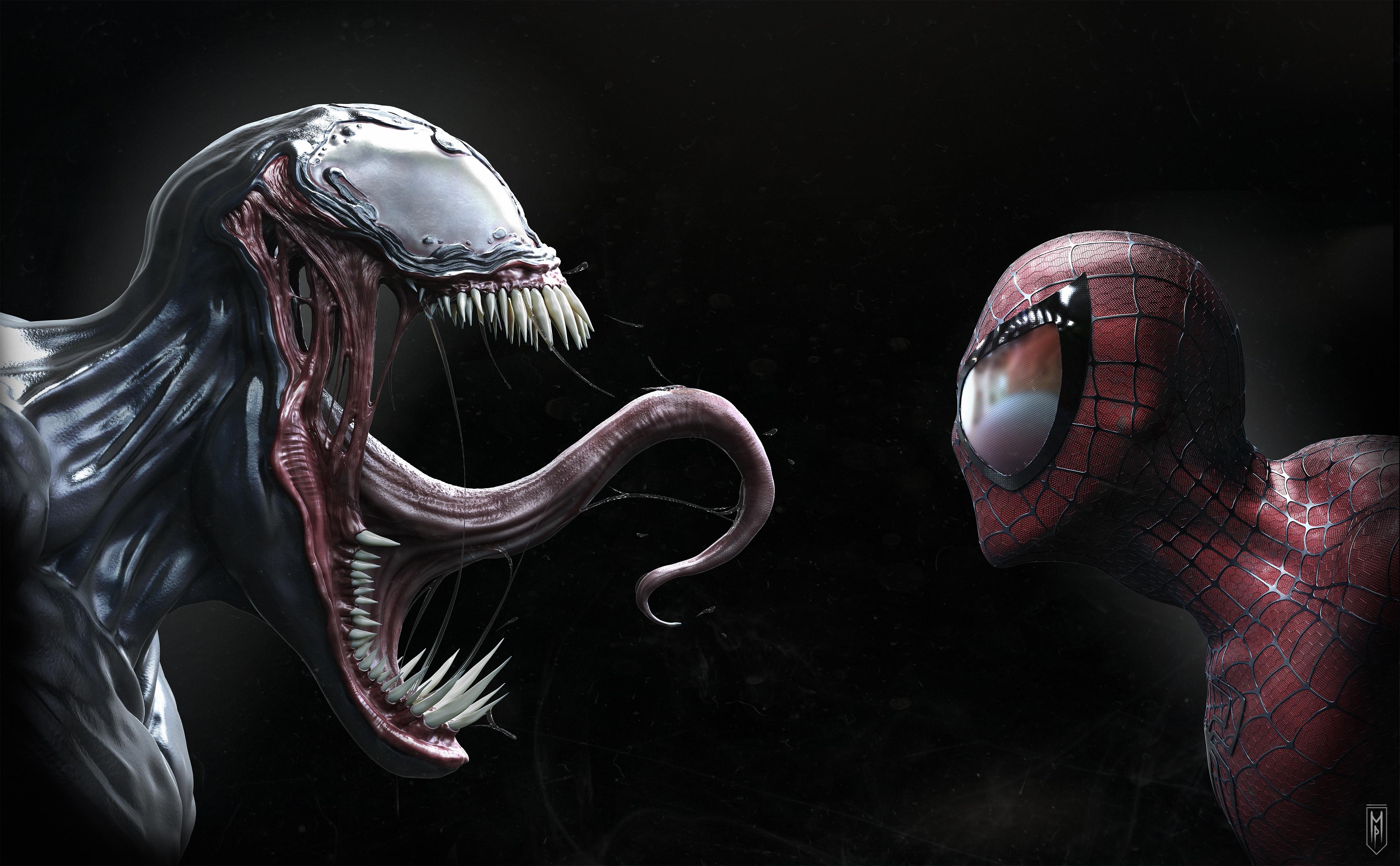 Venom e Spider-Man, Uomo Ragno, 4012x2482 Ultra HD, 4K TV