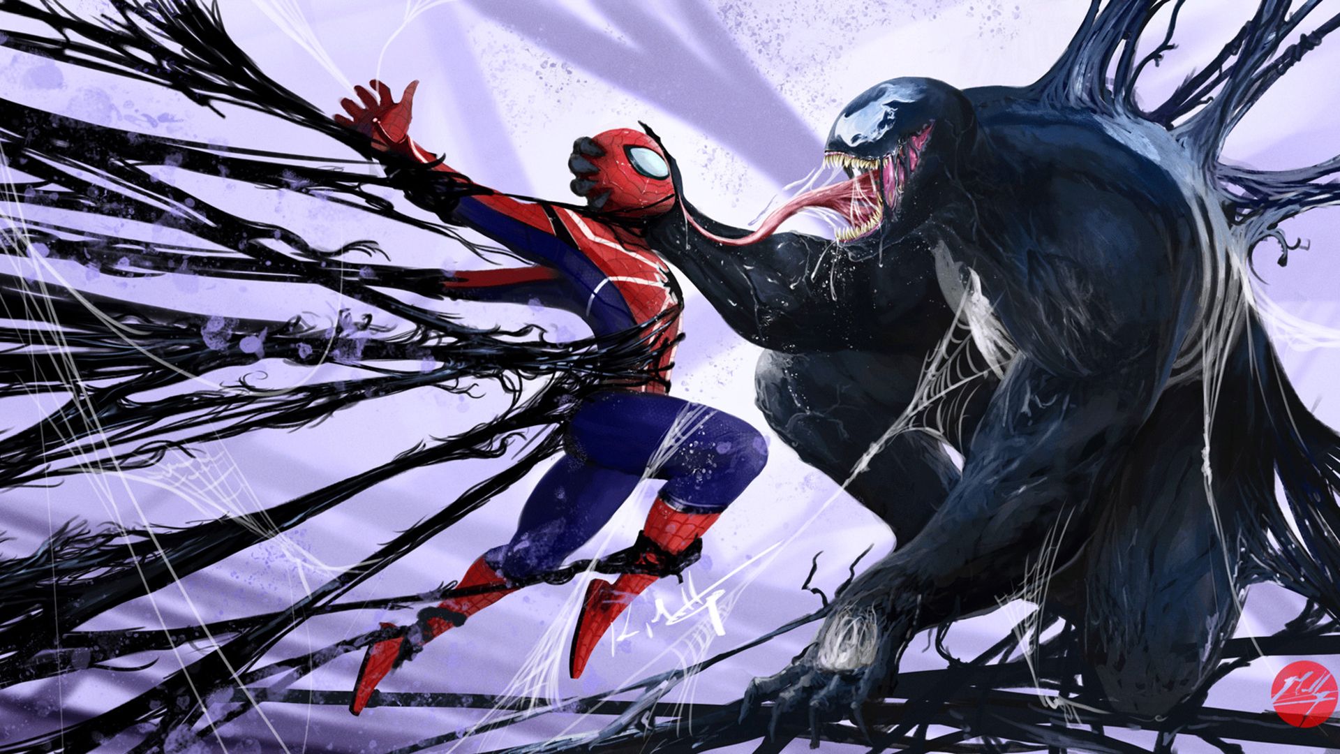 Spider-Man contro Venom, Uomo Ragno, 1920x1080 Full HD 1080p, PC