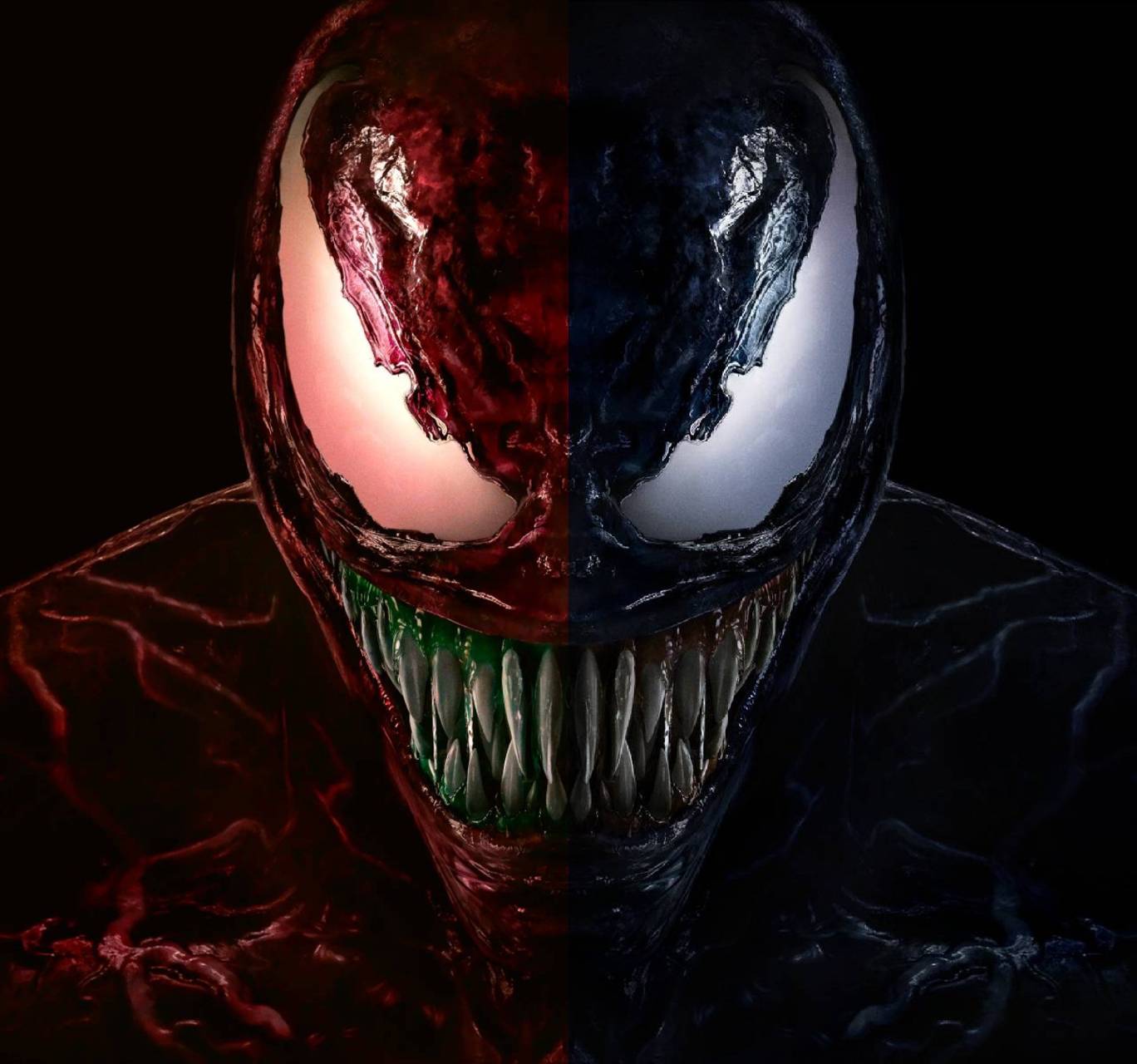 Venom e Carnage diviso, 1368x1280 HD, Desktop