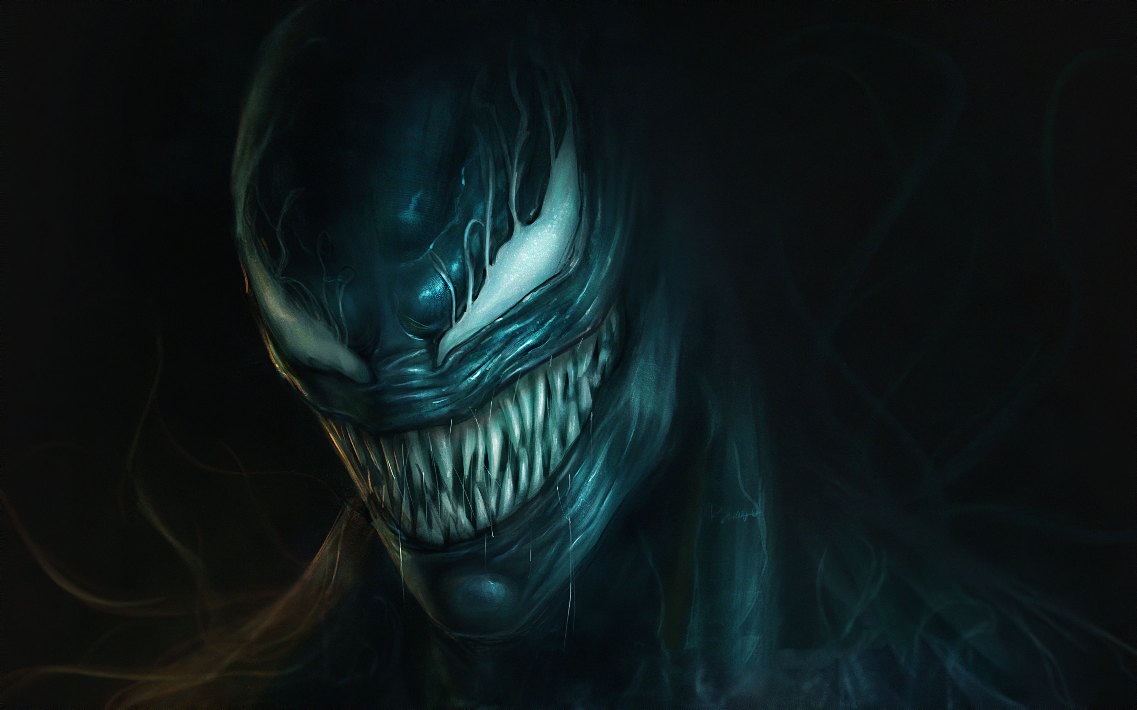 Venom volto minaccioso, 3840x2398 4K, Smart TV 4K