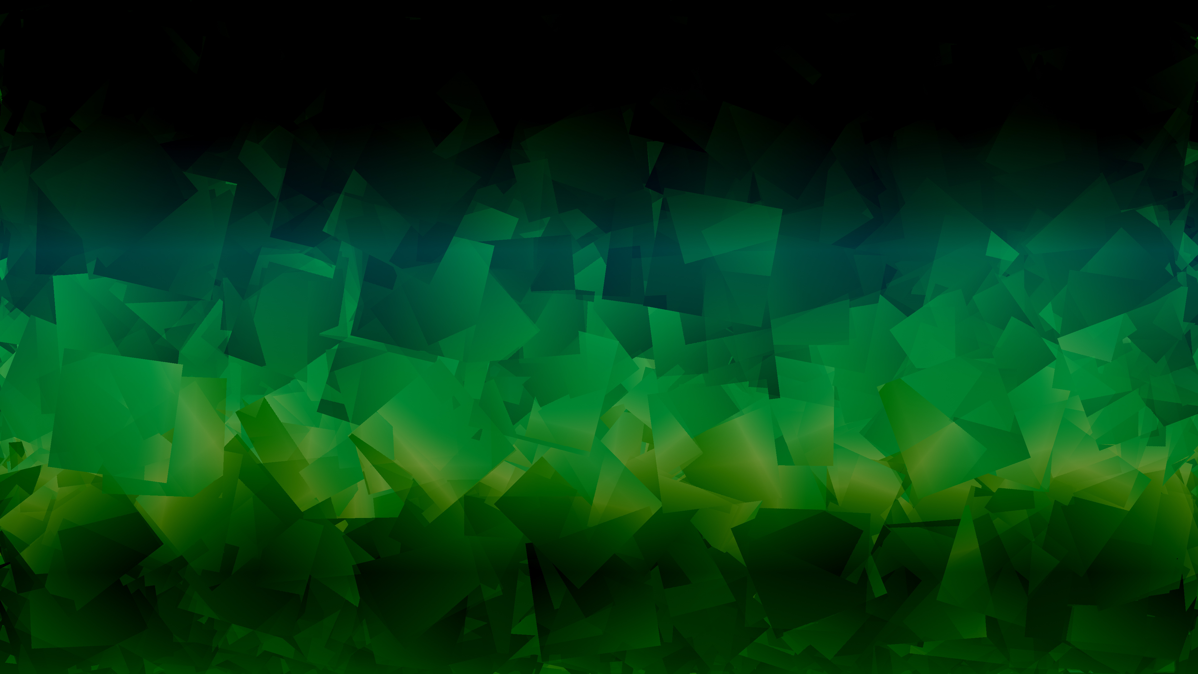 Forme astratte verde scuro, 3840x2160 Ultra HD, Monitor 4K