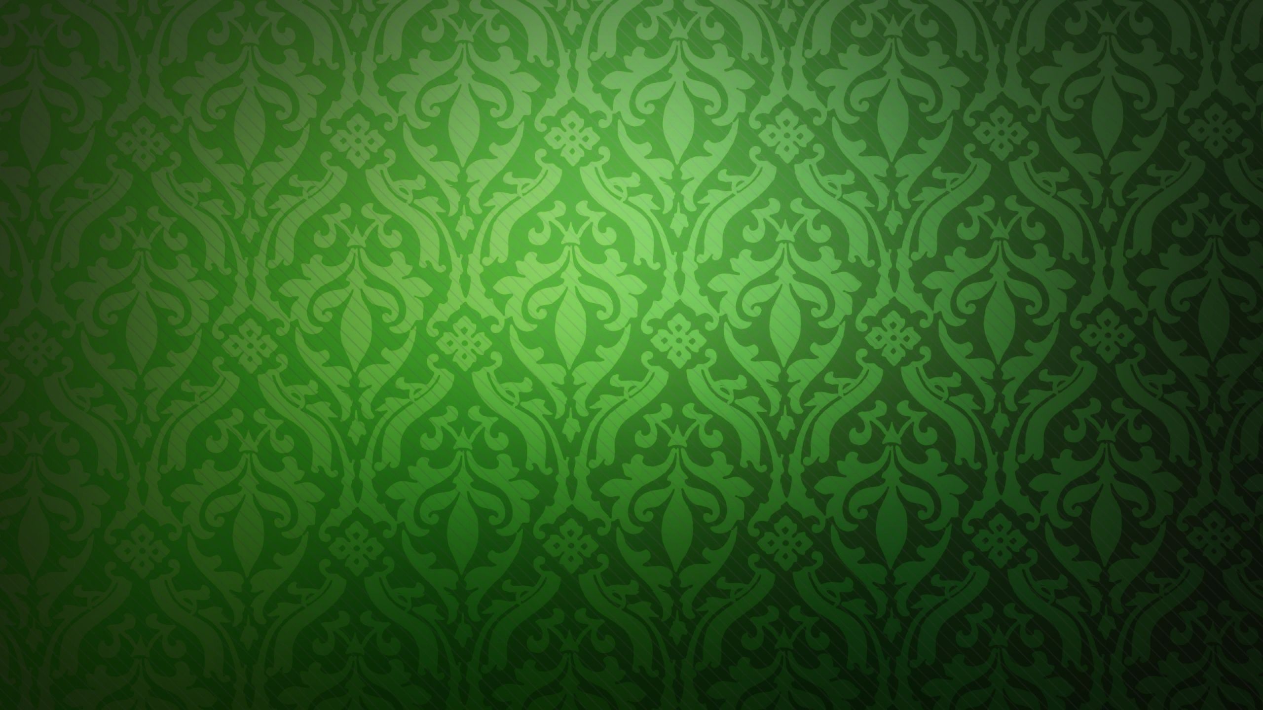 Linee astratte verdi luminose, 2560x1440 QHD, Laptop