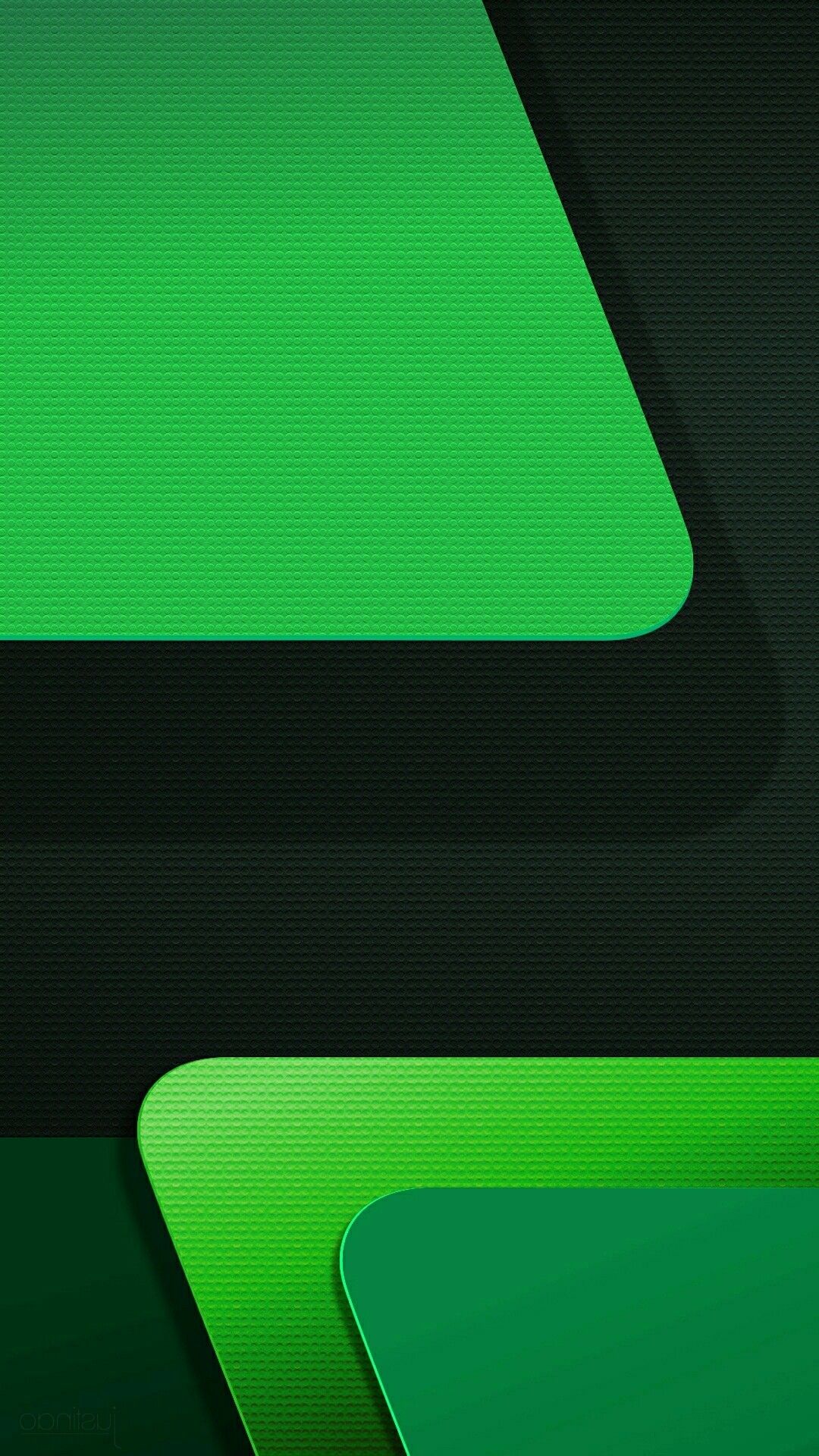 Forme geometriche verdi astratte, 1080x1920 Verticale, Mobile