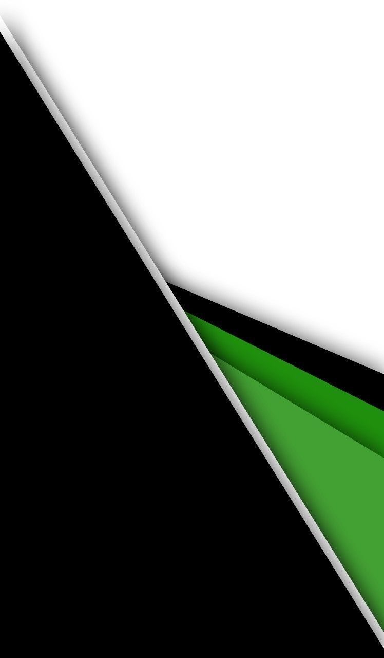 Forme geometriche verde nero bianco, 748x1280 Full HD Verticale, Google Pixel
