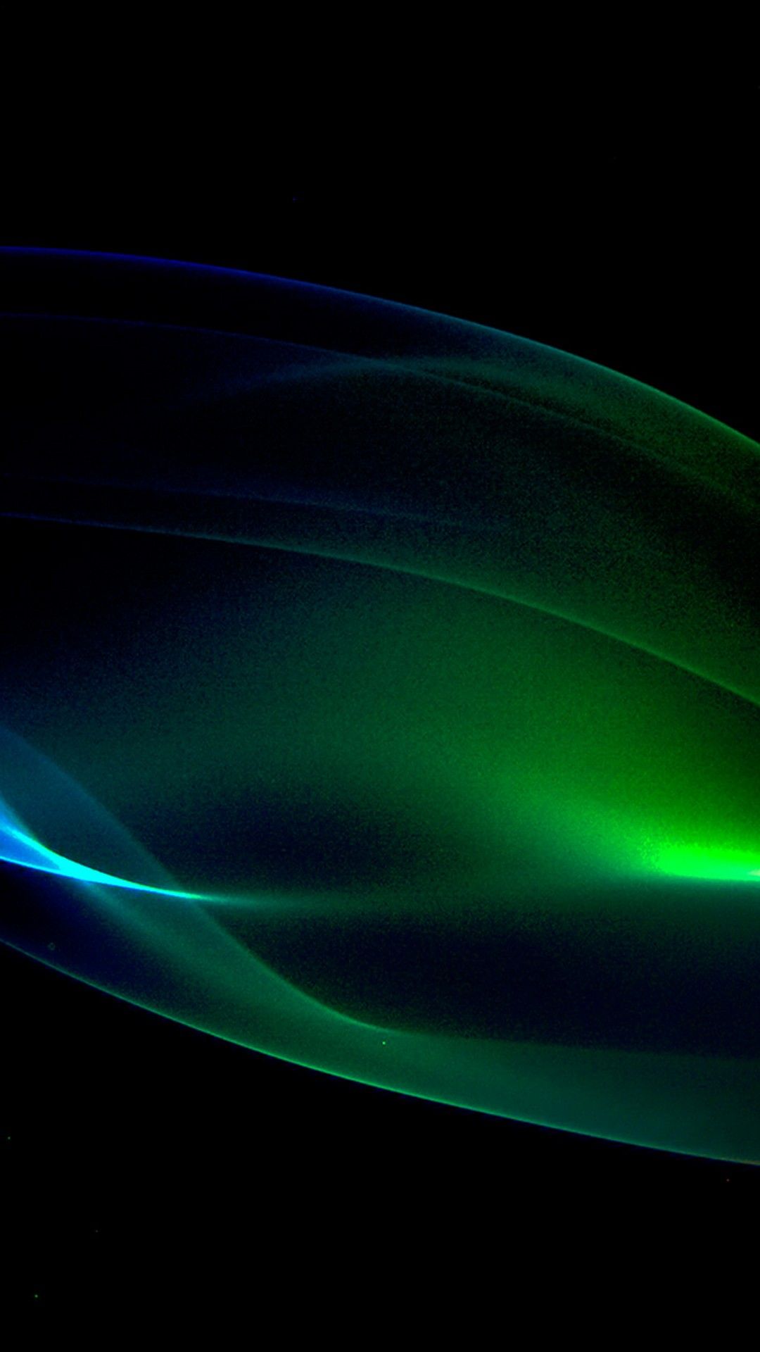 Onde astratte verde e blu, 1080x1920 Verticale, Telefono
