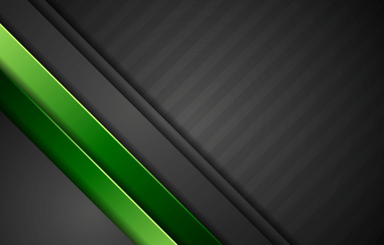 Strisce verdi diagonali astratte, 1332x850 HD, Desktop