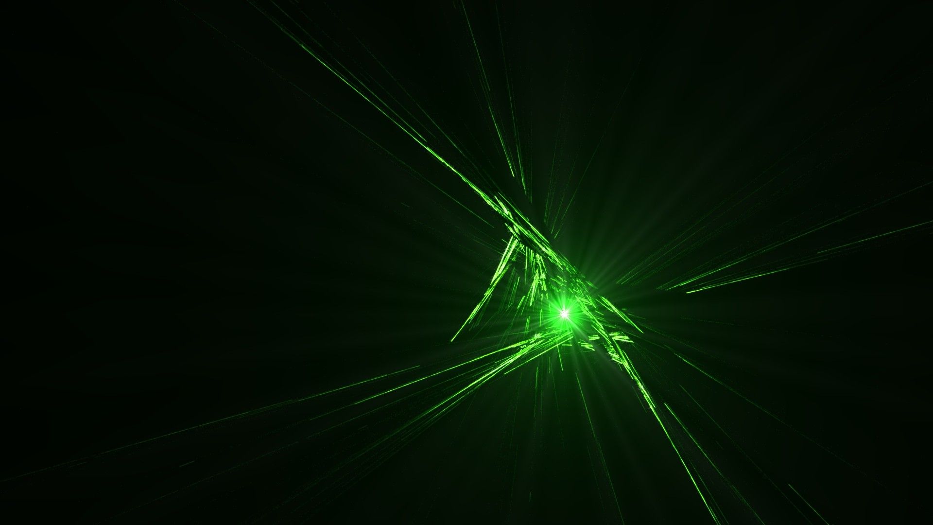 Vetro rotto verde luminoso, 1920x1080 1080p, Laptop