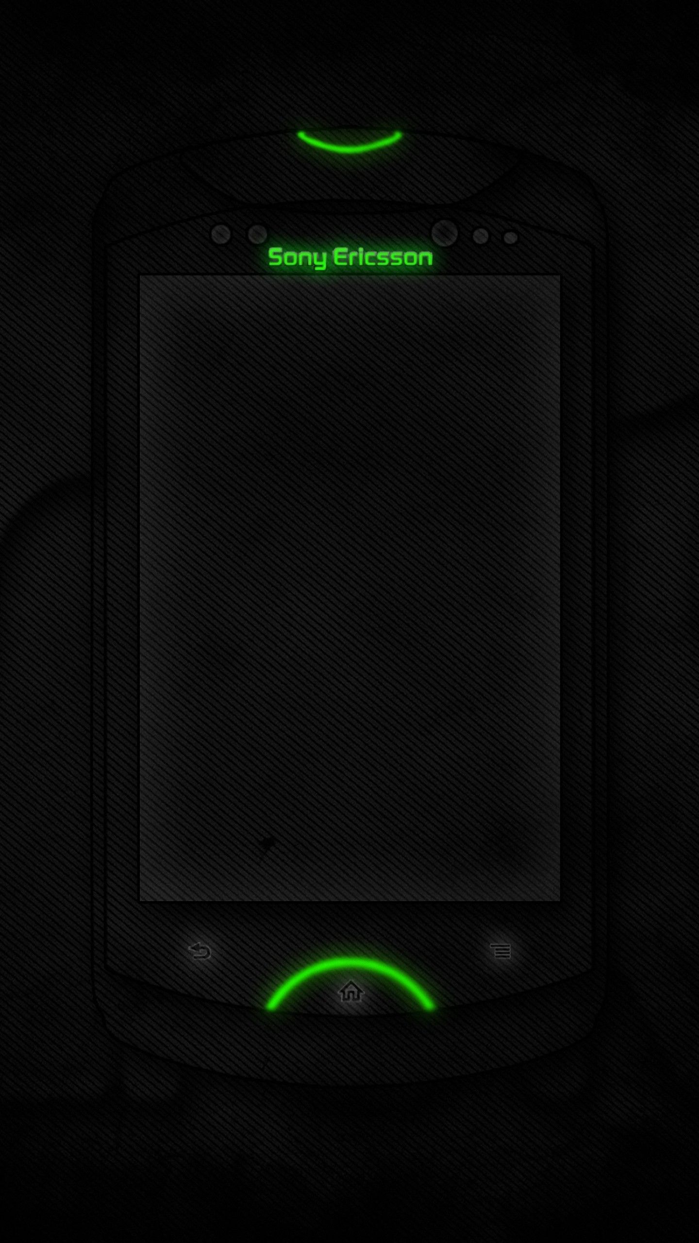 Cellulare Sony Ericsson verde neon, 1440x2560 Verticale, Mobile