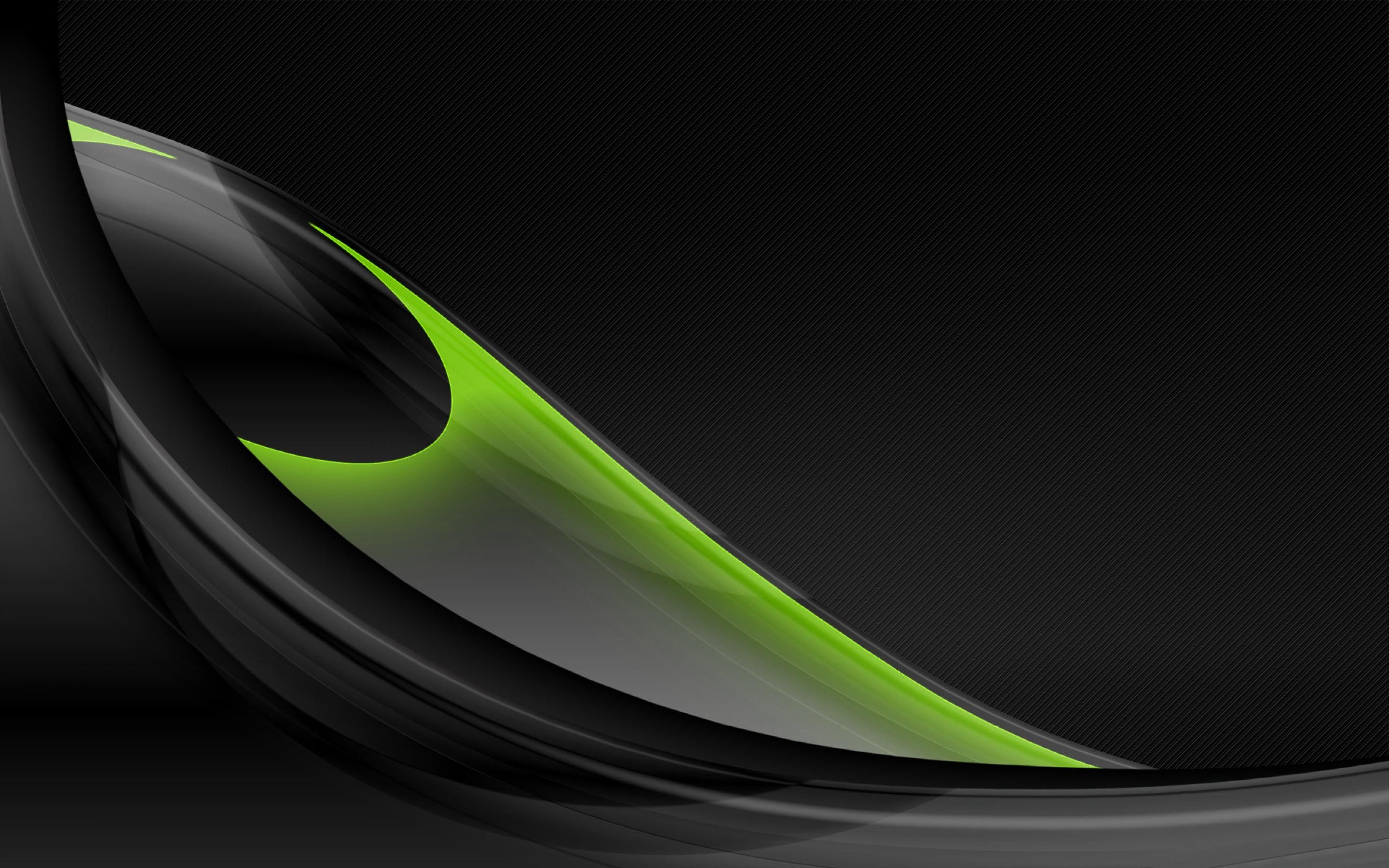 Onde astratte verdi e nere, 2880x1800 WQXGA, MacBook Pro