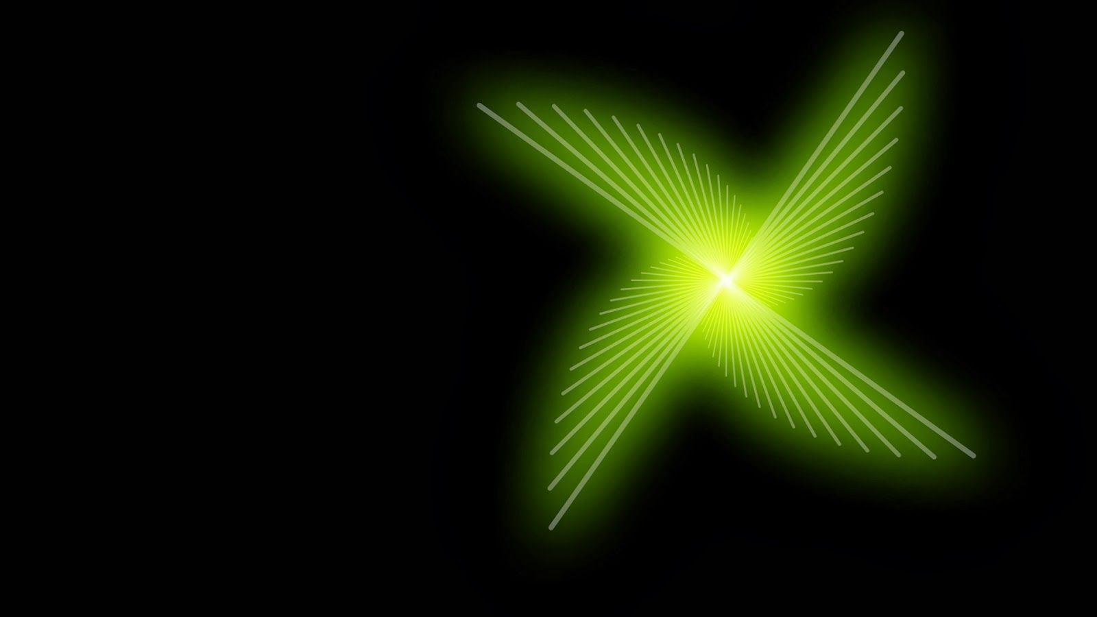Stella luminosa verde astratta, 1600x900 HD Ready, PC Desktop