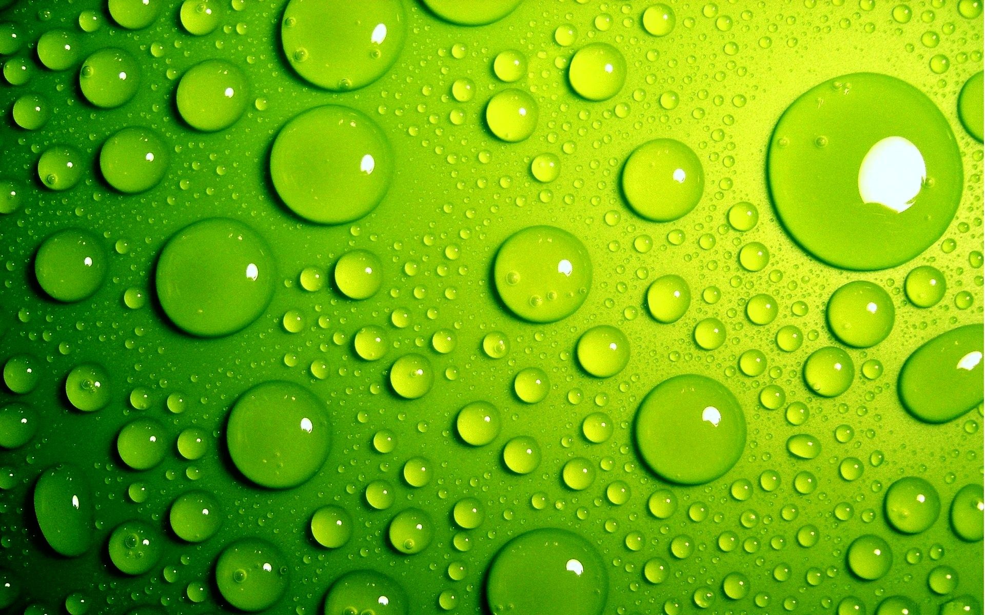 Gocce d'acqua verdi, 1920x1200 Full HD+ WUXGA, PC Desktop