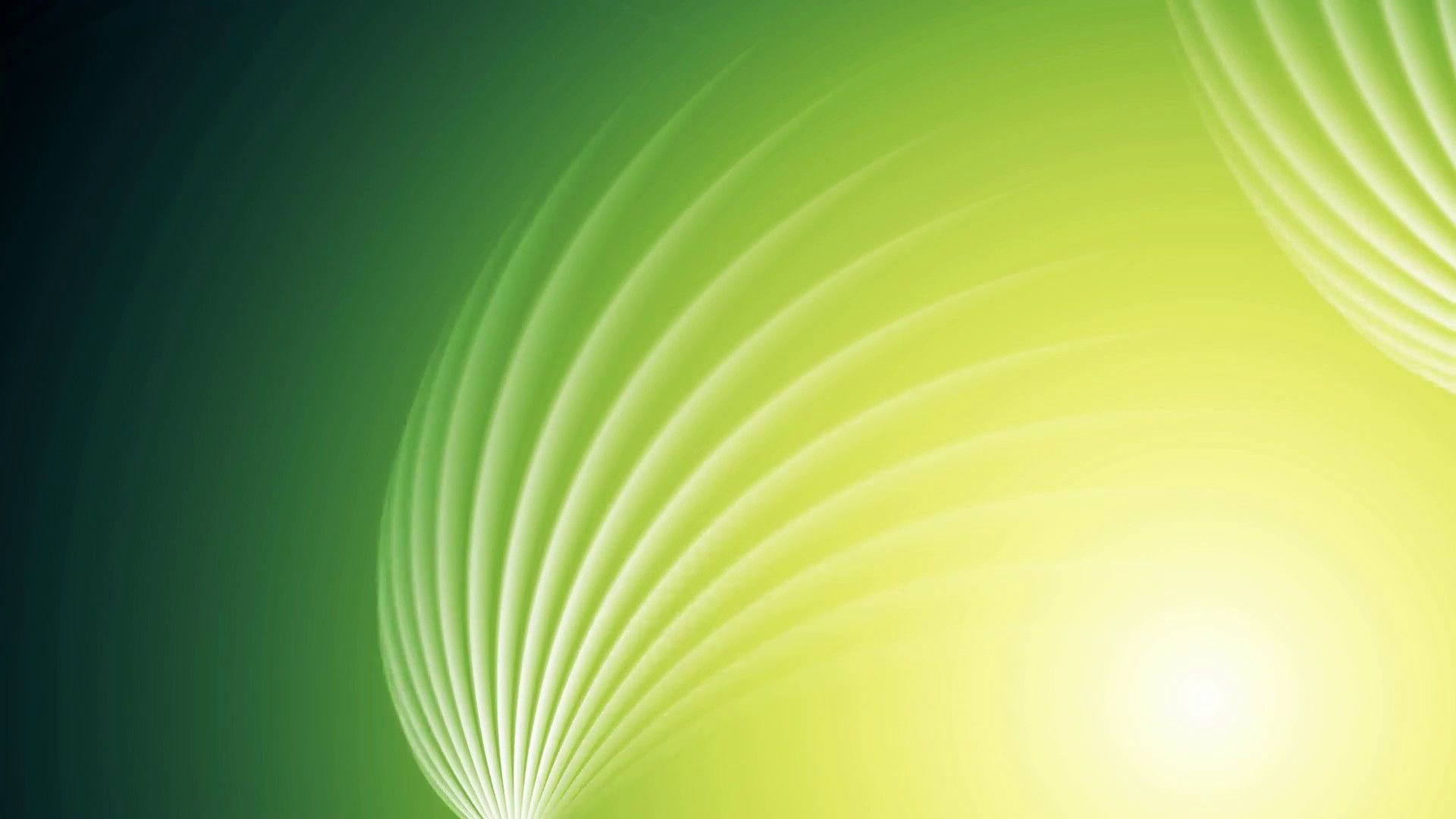 Astratto ventaglio verde luminoso, 1920x1080 Full HD, Laptop