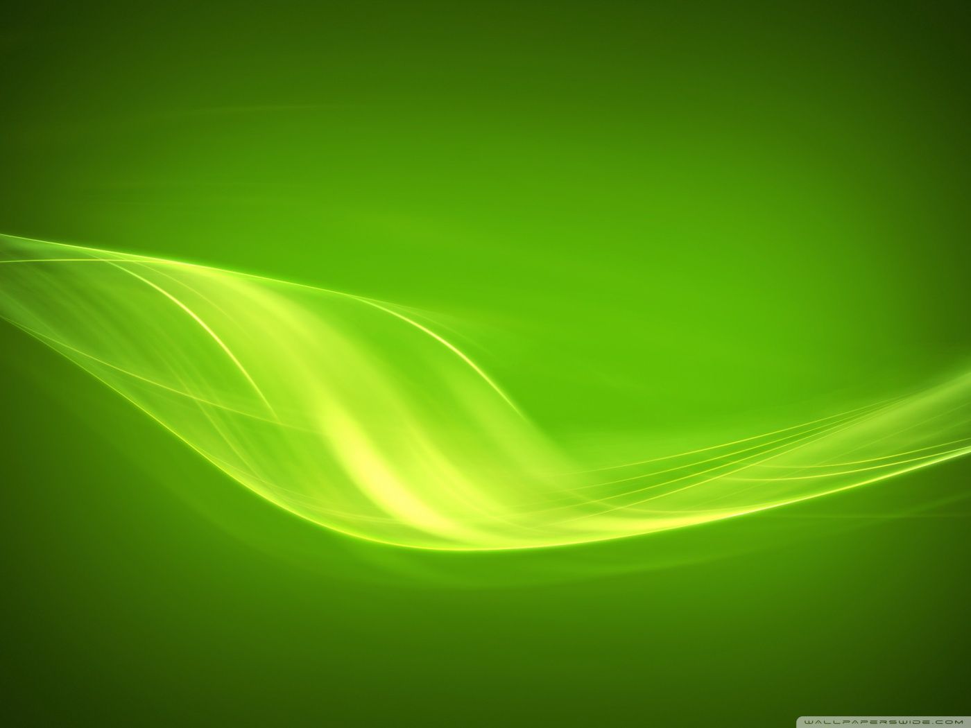 Onde astratte verdi sfumate, 1400x1050 HD, HP Laptop