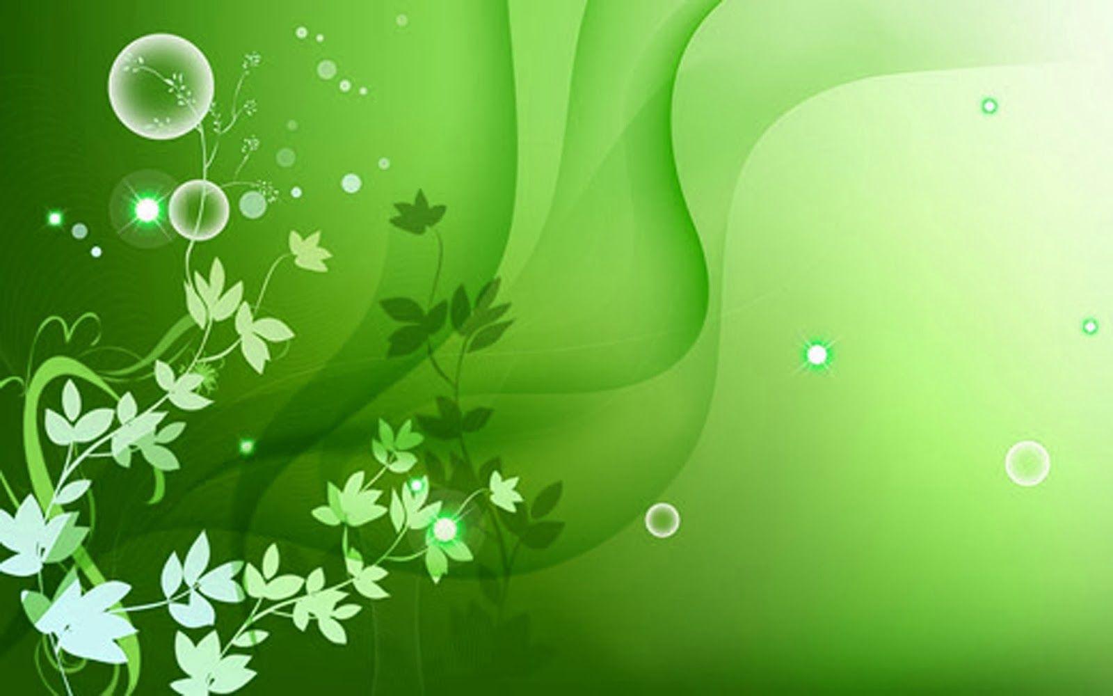 Sfondo astratto verde con foglie, 1600x1000 900p, PC