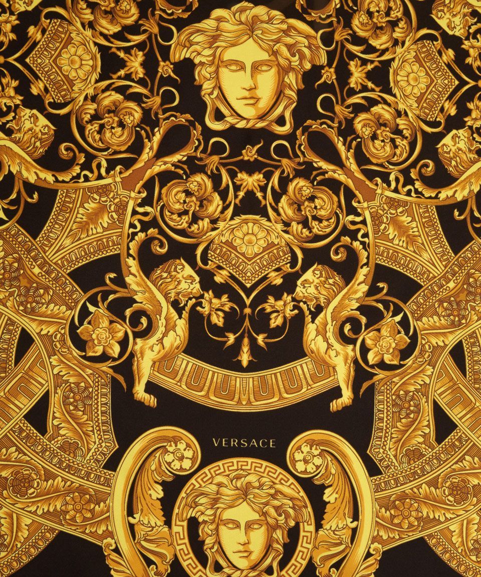 Motivo barocco dorato Versace, 960x1153 Verticale, Telefono