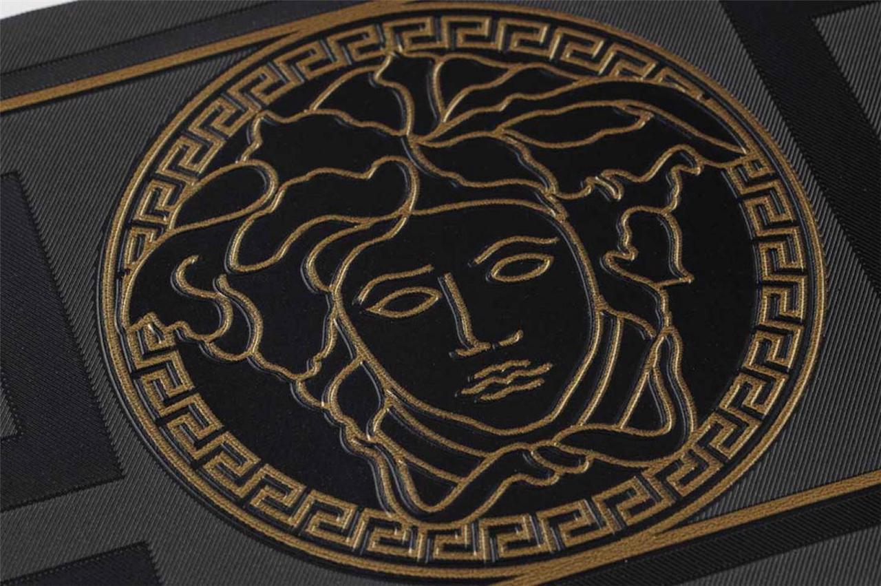 Logo Versace Medusa oro nero, 1280x851 HD, ROG Asus Laptop