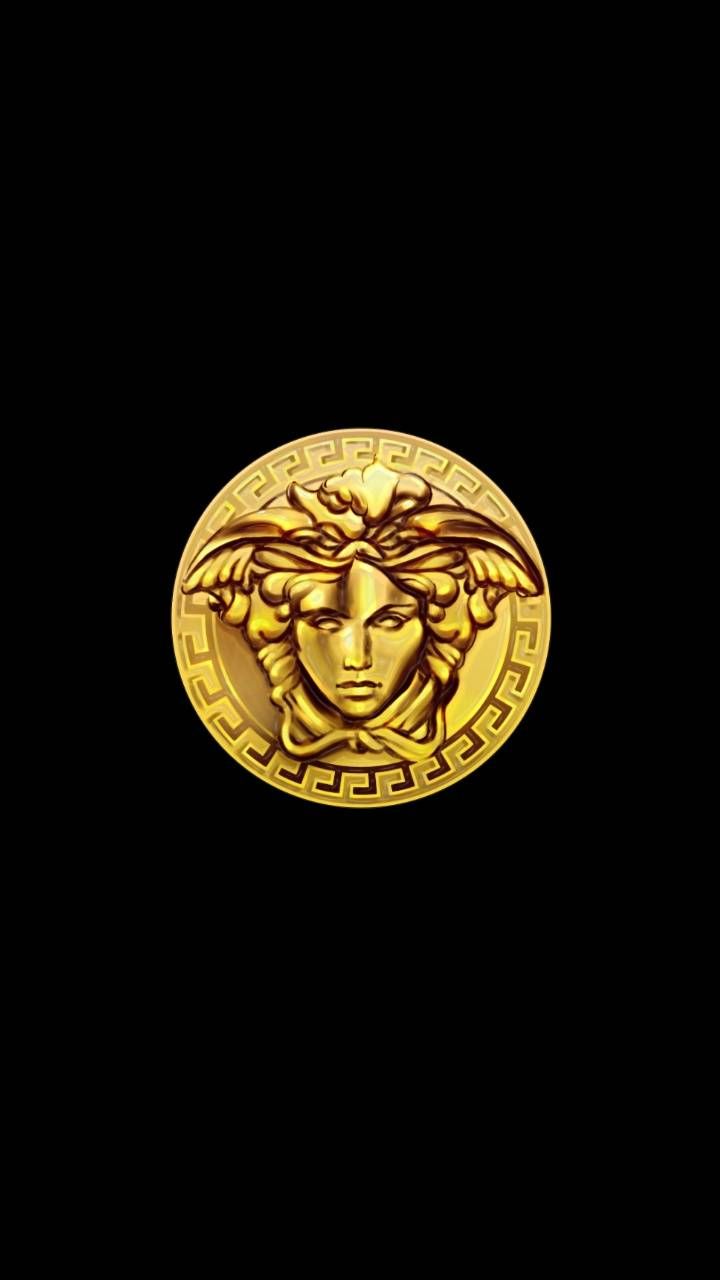 Logo Medusa Versace oro, 720x1280 Verticale, Telefono