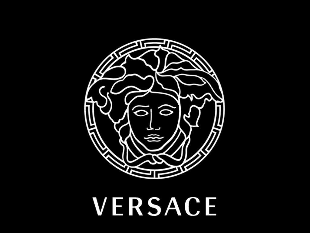 Logo Versace oro Medusa, 1300x957 HD, Desktop
