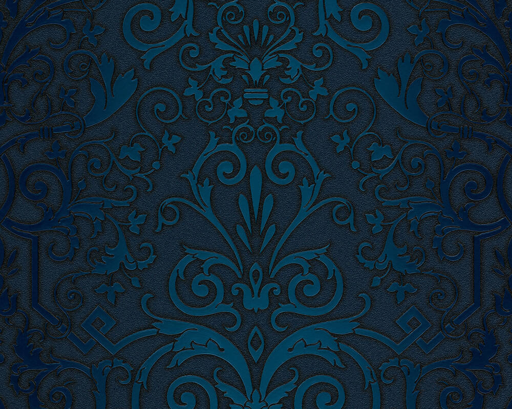Motivo barocco blu Versace, Gianni Versace, 1000x800 HD, Desktop