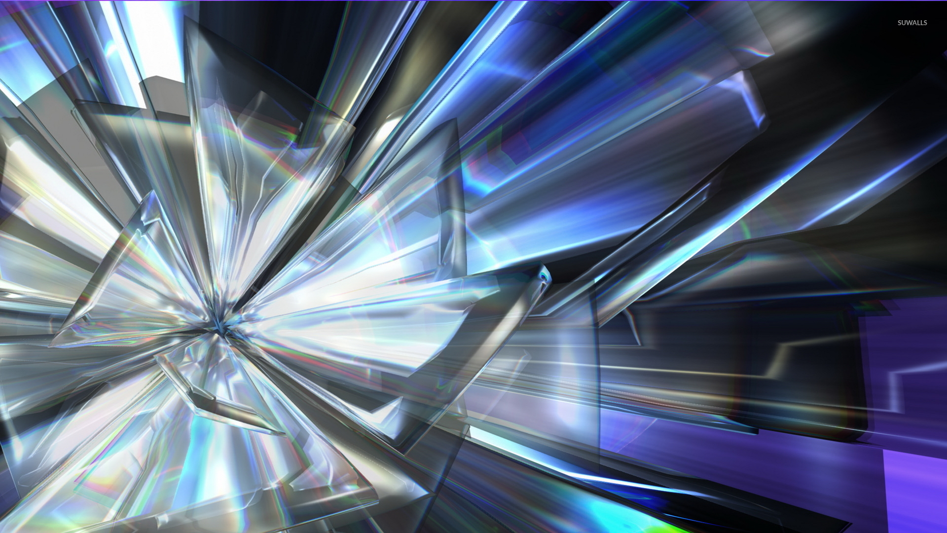Frammenti di vetro astratti, 1920x1080 1080p, PC Desktop