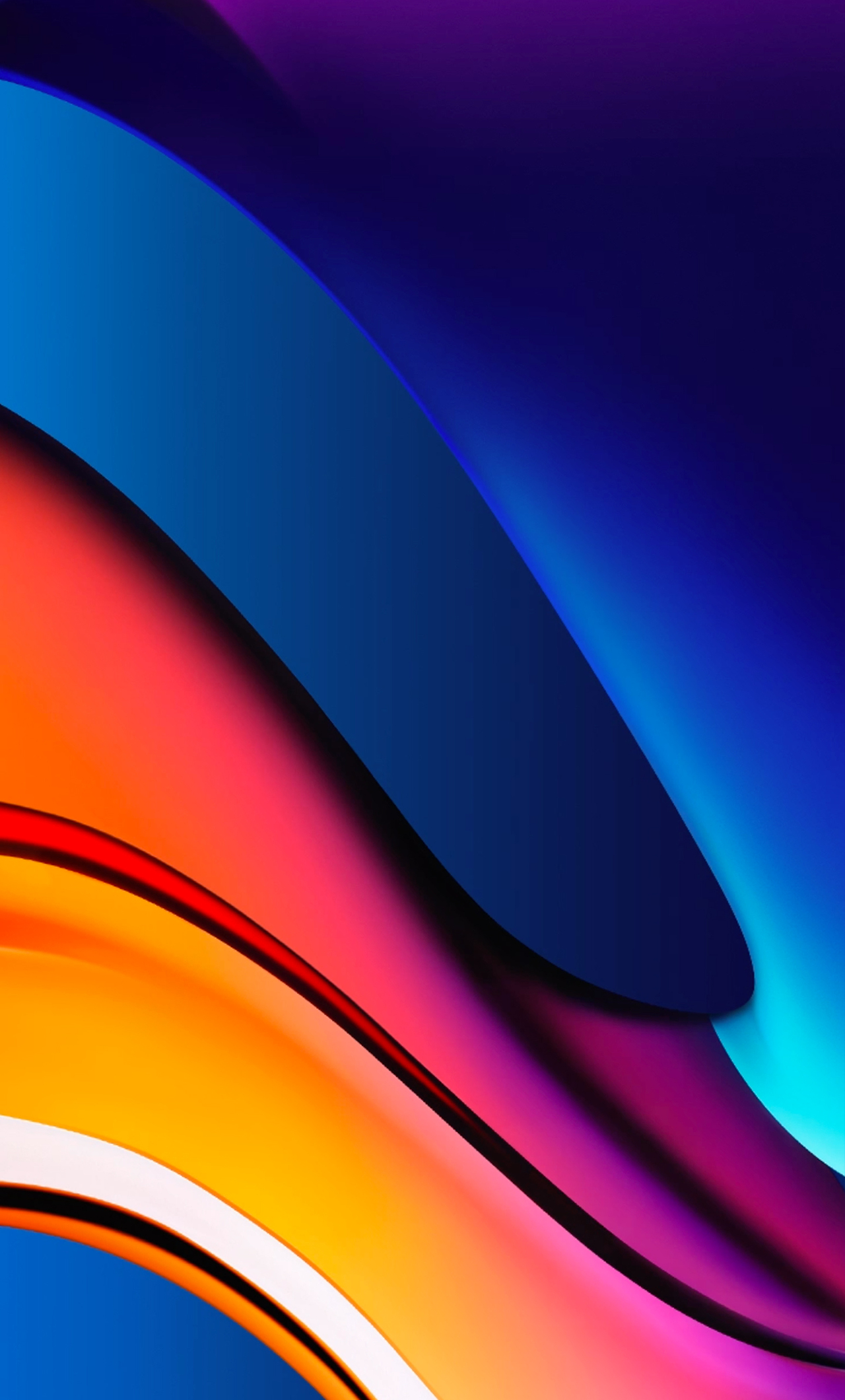 Forme astratte di vetro colorate, 1280x2120 Verticale, Xiaomi