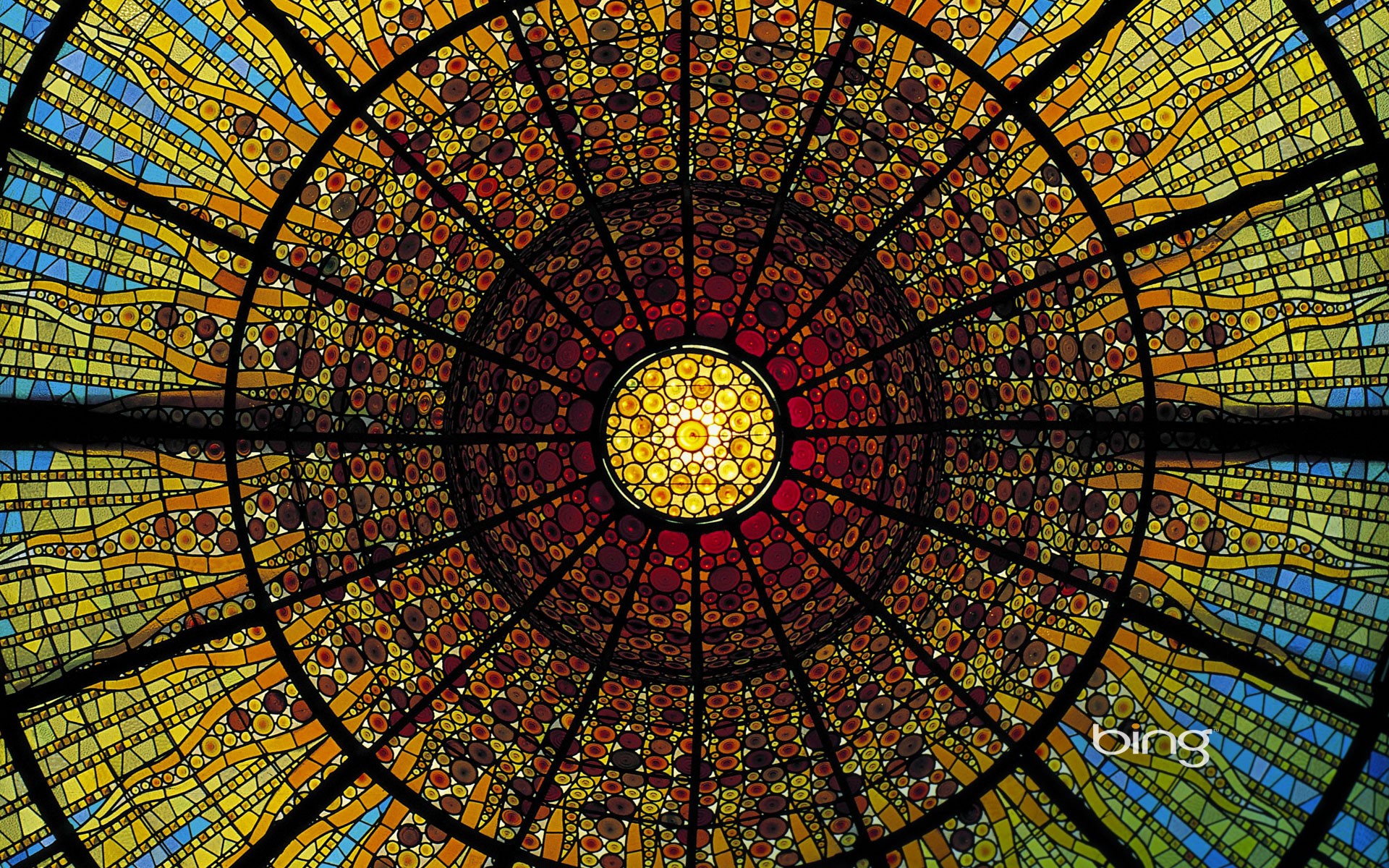Cupola vetrata colorata circolare, 1920x1200 Full HD+ WUXGA, Laptop