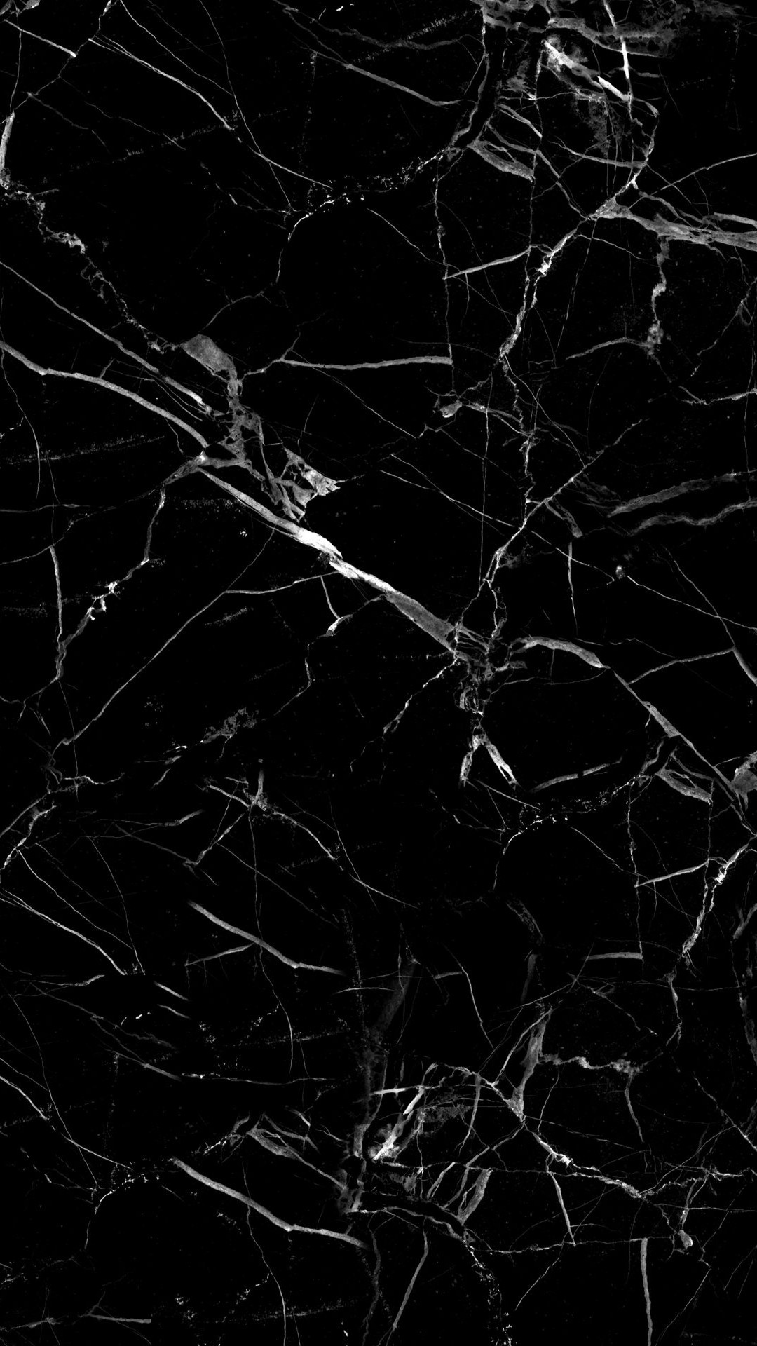 Marmo nero con venature bianche, 1080x1920 Verticale, Telefono