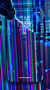 schermo rotto colorato glitch, 168x300 Full HD Verticale, Google Pixel