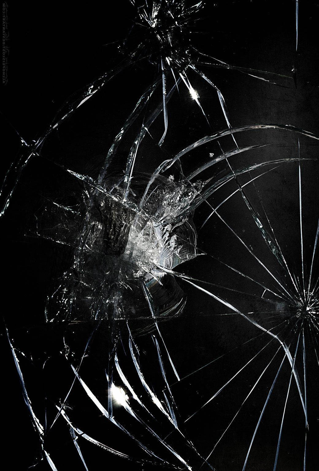 schermo rotto nero, 1040x1536 Full HD Verticale, Smartphone