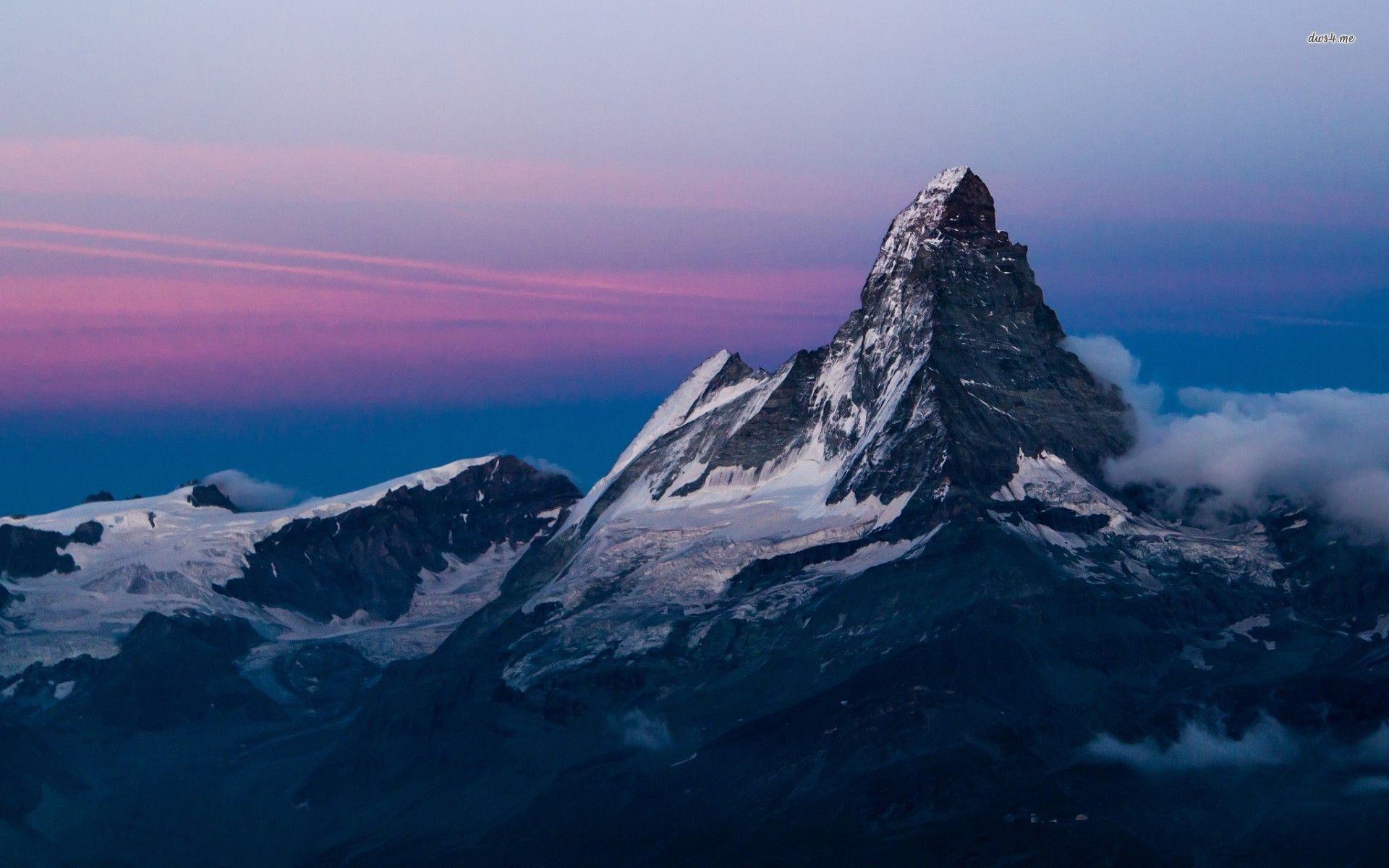 Vetta Matterhorn al crepuscolo, 1920x1200 WUXGA, PC Desktop