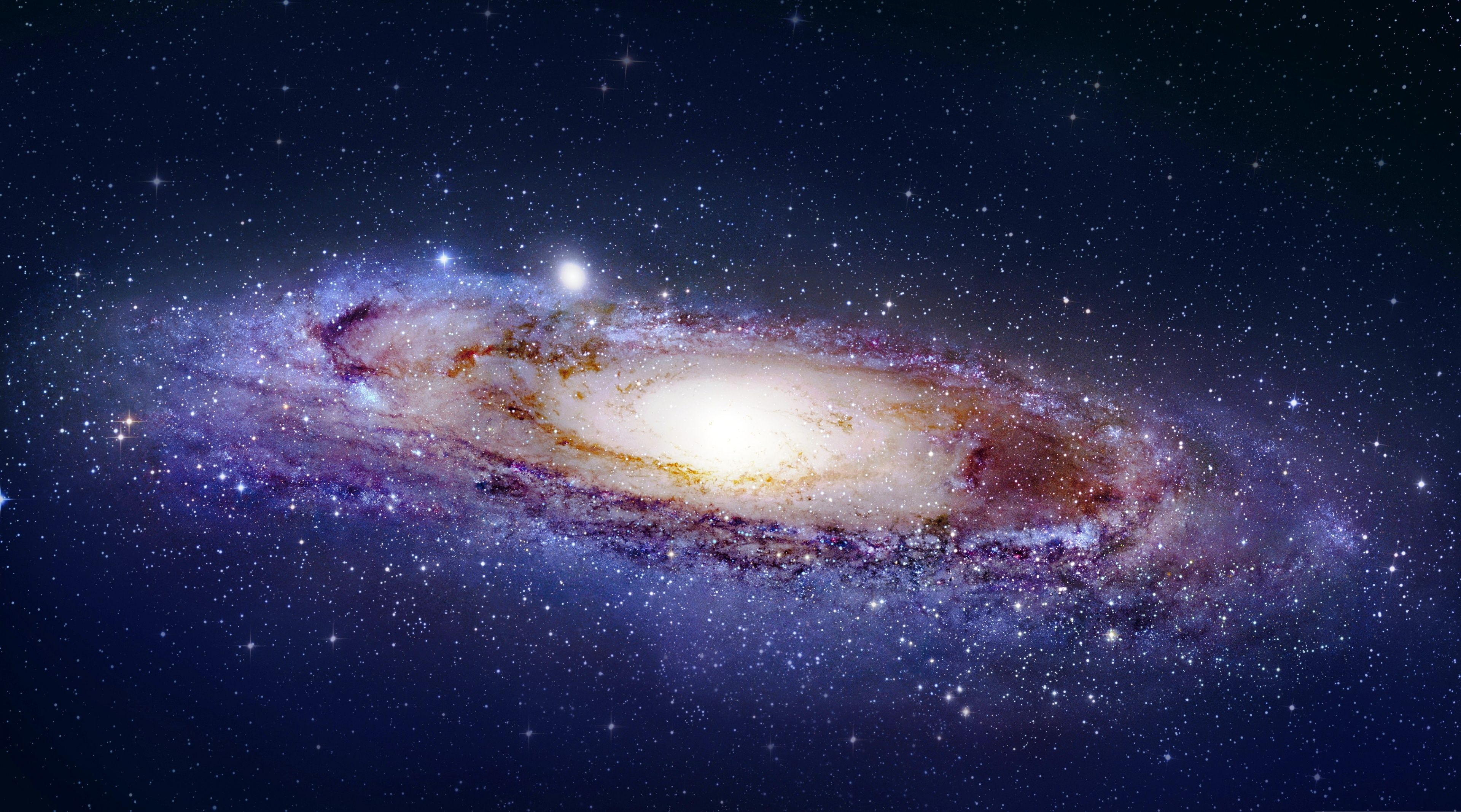 Galassia a spirale nello spazio, 3840x2134 4K, Desktop 4K