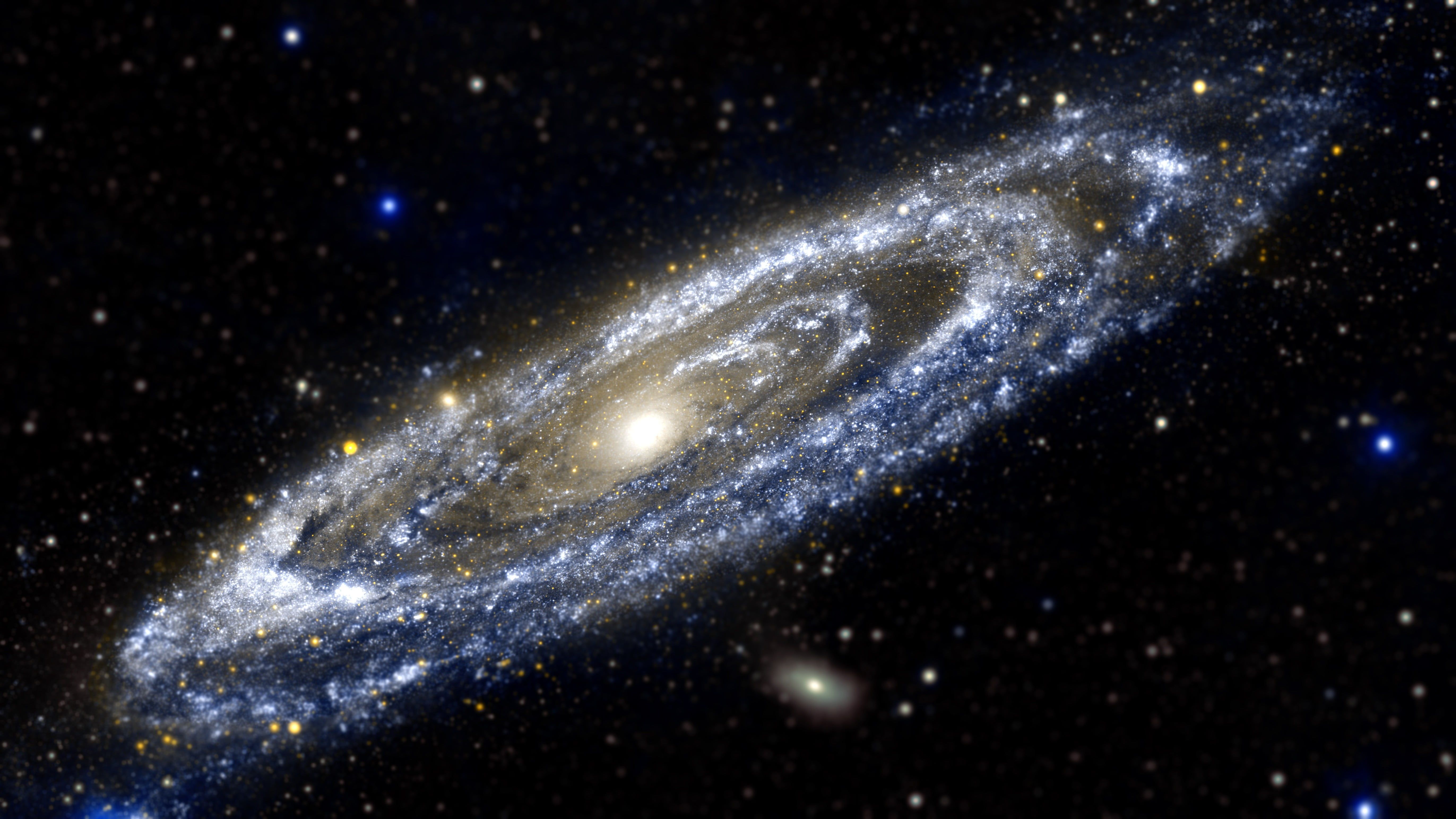 Galassia di Andromeda spirale, 5487x3086 Ultra HD, 4K TV
