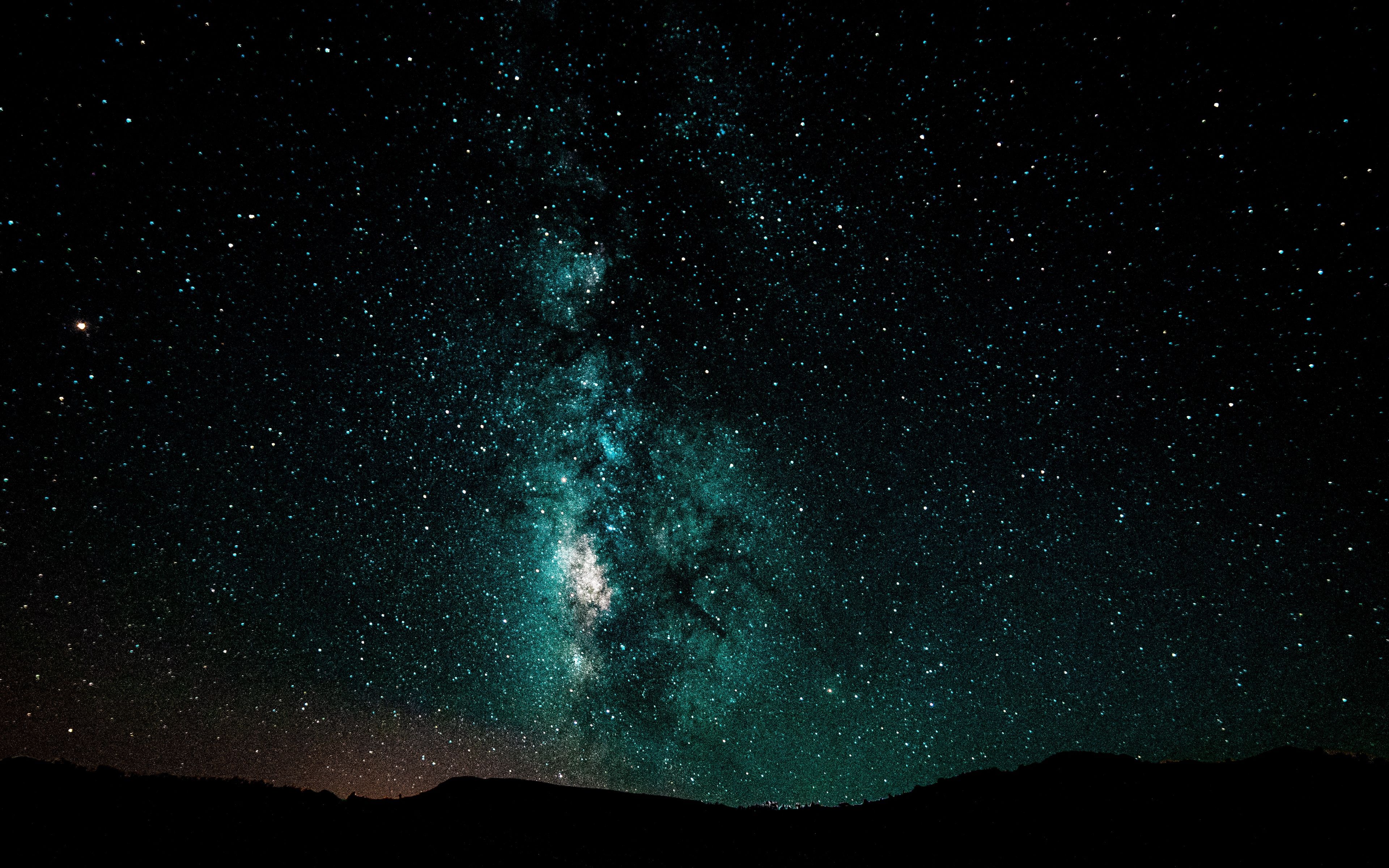 Via Lattea cielo stellato notturno, 3840x2400 4K, Desktop 4K