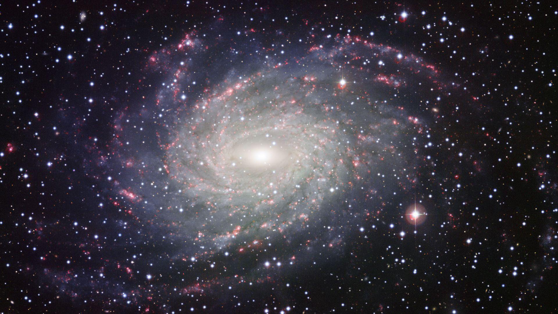 Galassia a spirale nello spazio, 1920x1080 Full HD, Laptop