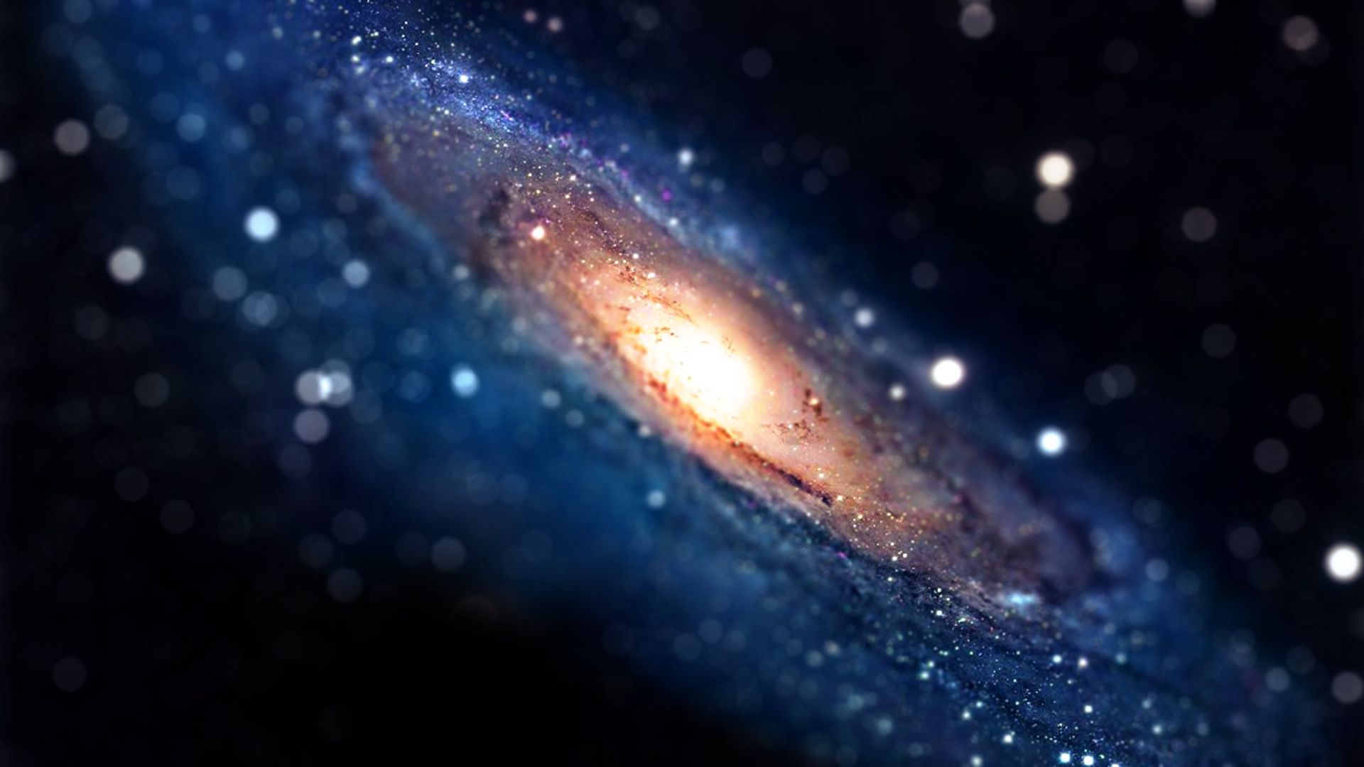 Galassia a spirale nello spazio, 1920x1080 Full HD 1080p, PC Desktop
