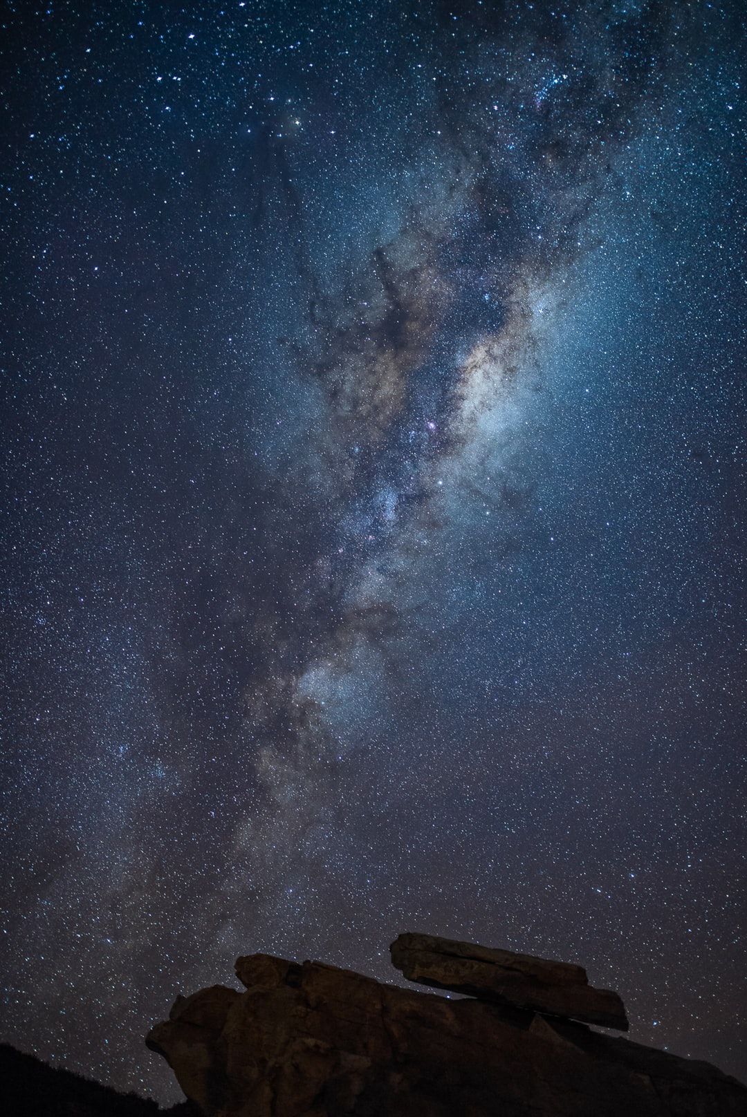 Via Lattea cielo stellato notte, 1080x1616 Full HD Verticale, iPhone