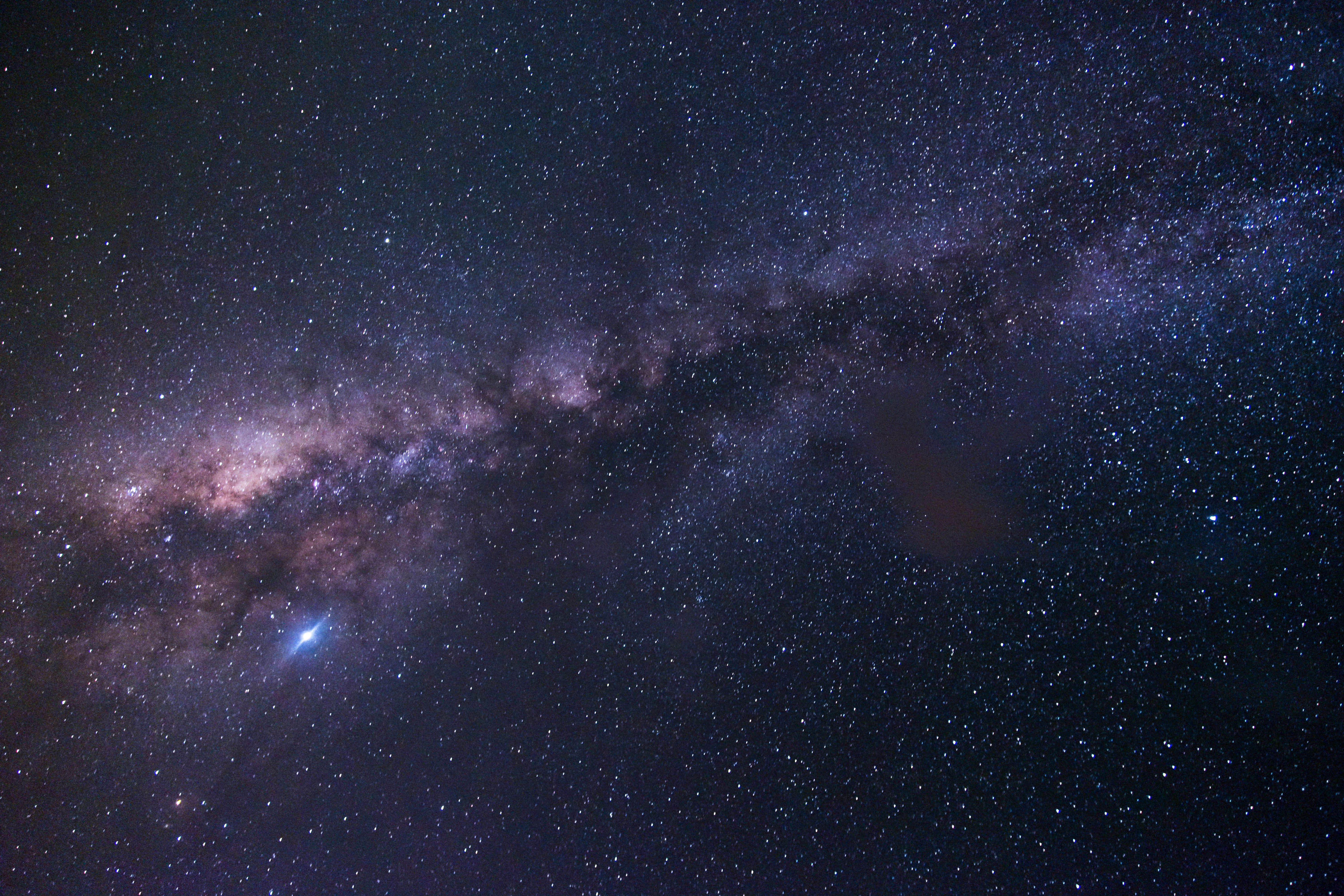 Via Lattea stellata notturna, 6000x4000 UHD, PC 4K