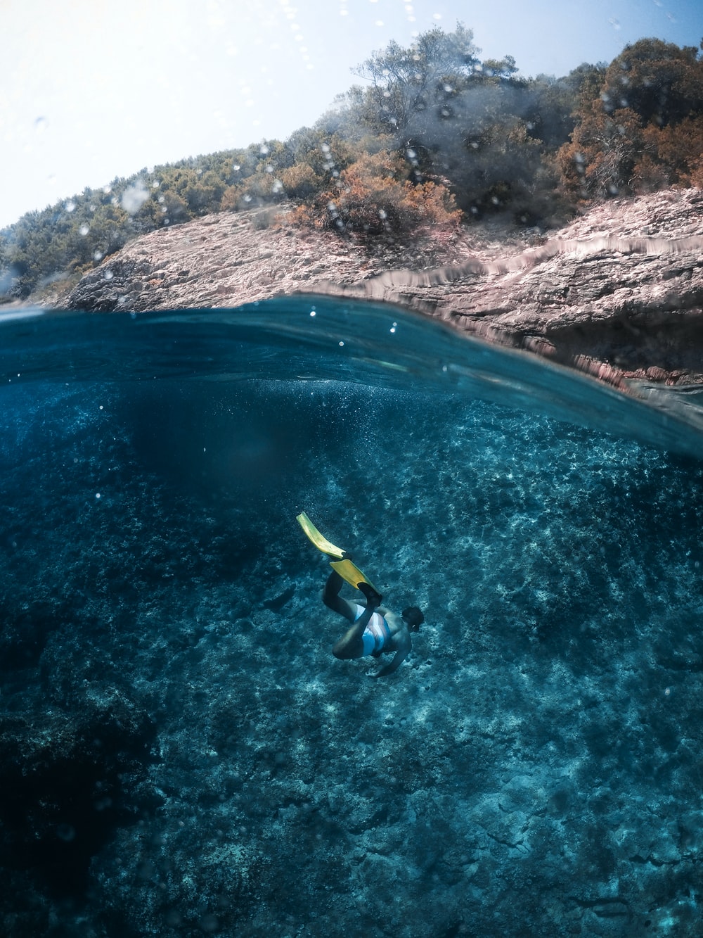 Subacqueo mare cristallino costa, 1000x1333 Full HD Verticale, Smartphone