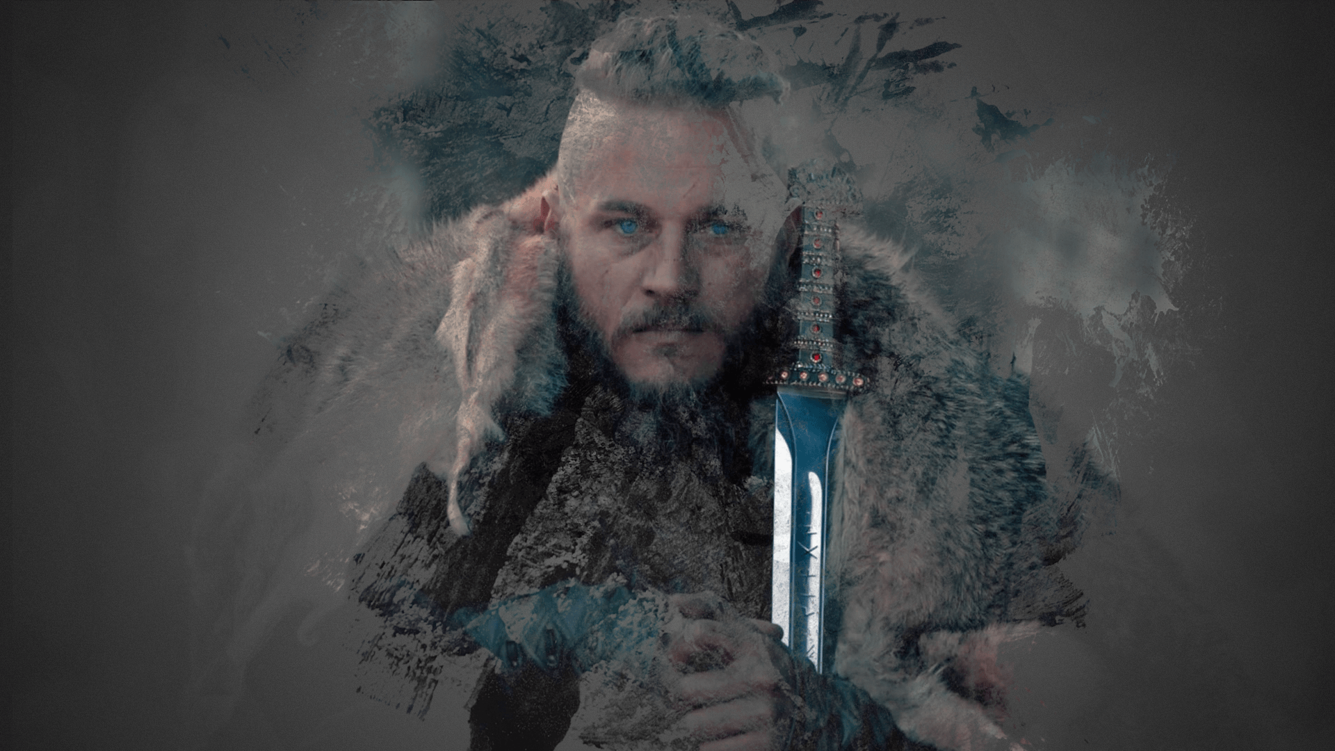 Ragnar guerriero vichingo spada, 1920x1080 Full HD, Laptop