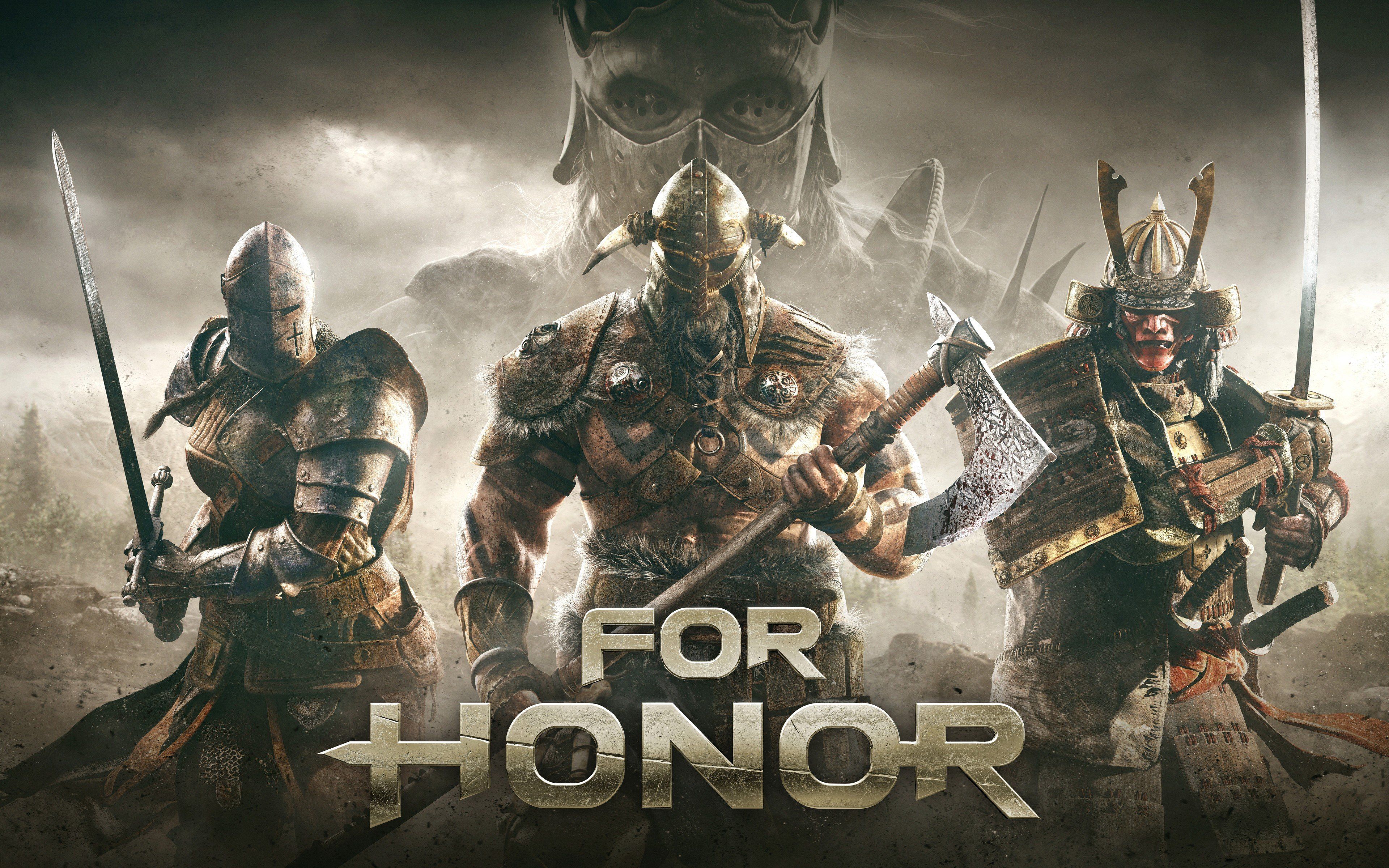 For Honor guerrieri cavaliere vichingo samurai, 3840x2400 UHD, PC 4K