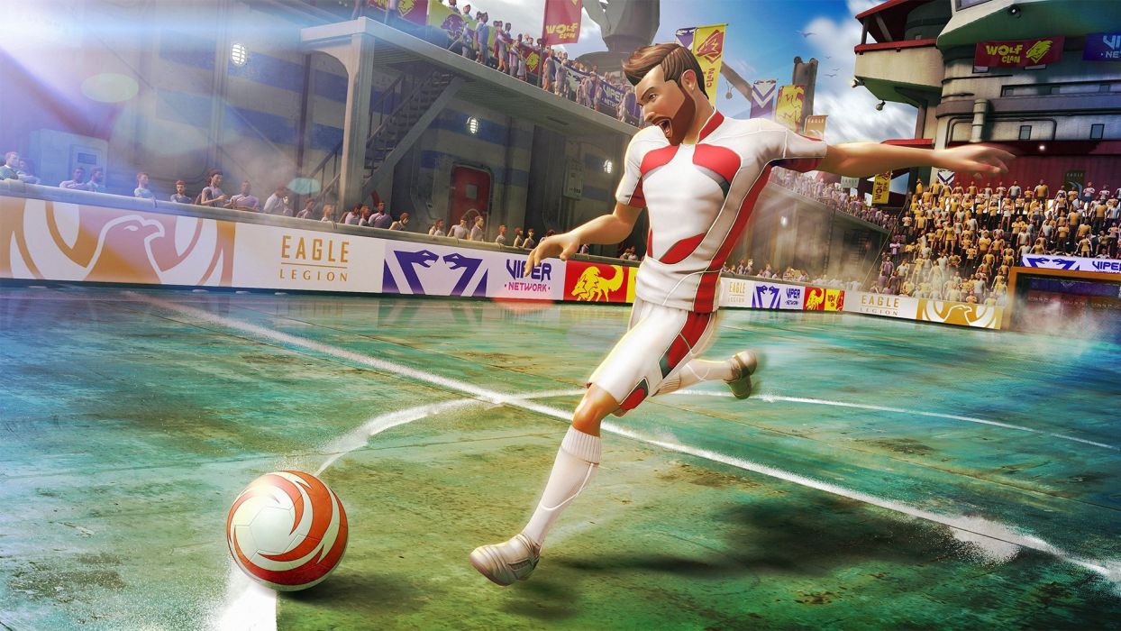 Kinect Sports calciatore in azione, 1244x700 HD, PC