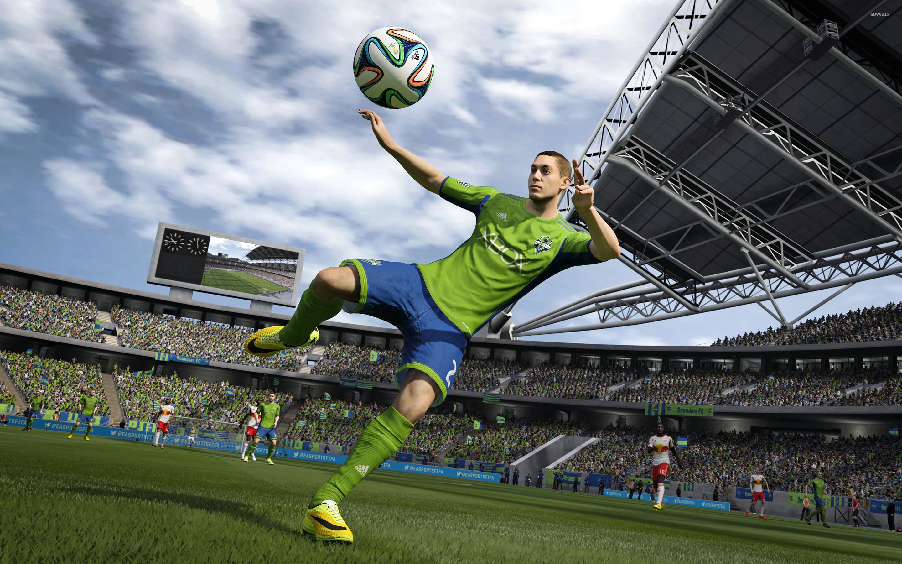 Calciatore FIFA 15 stadio, 2880x1800 2K+, MacBook Pro