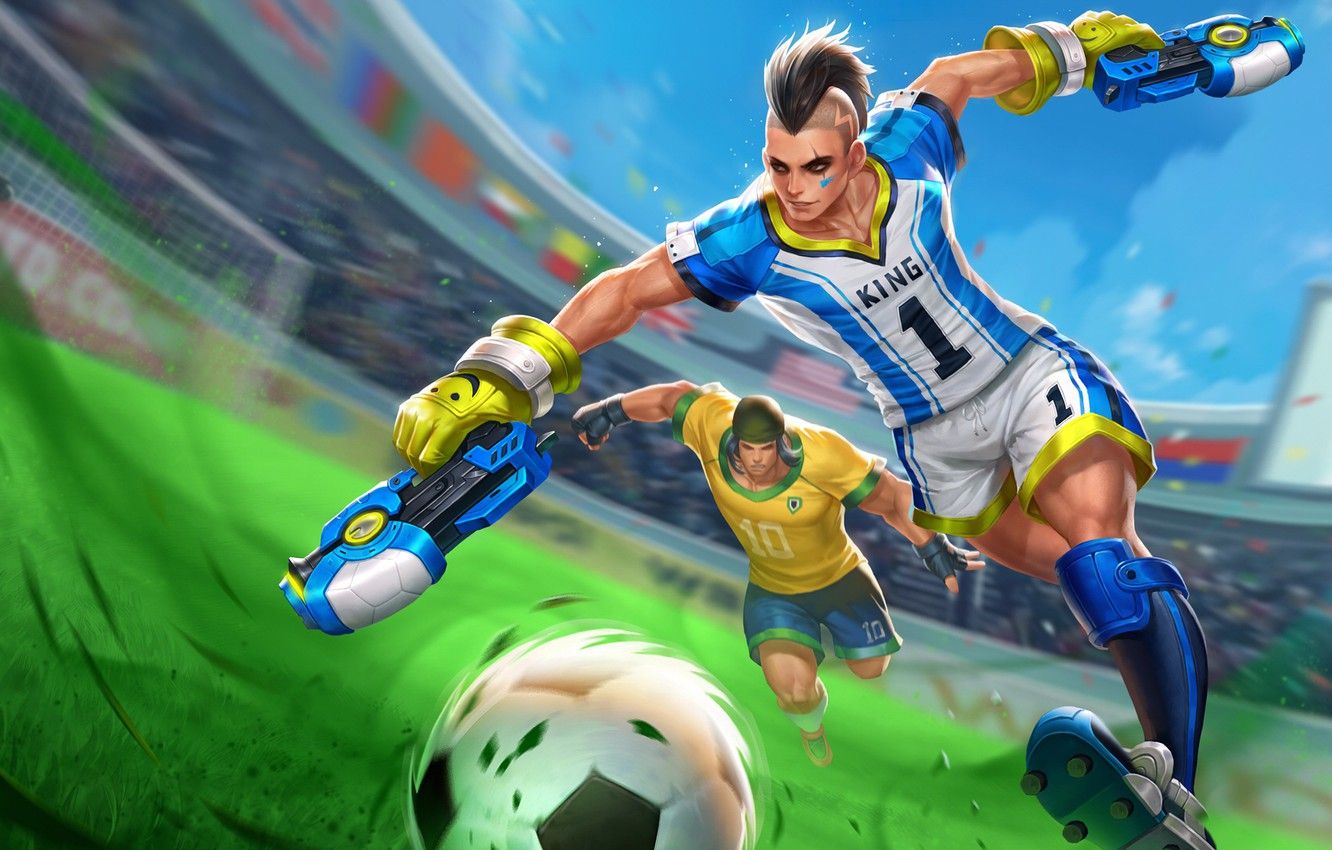 Portiere cartoon calcio videogioco, 1332x850 HD, Desktop